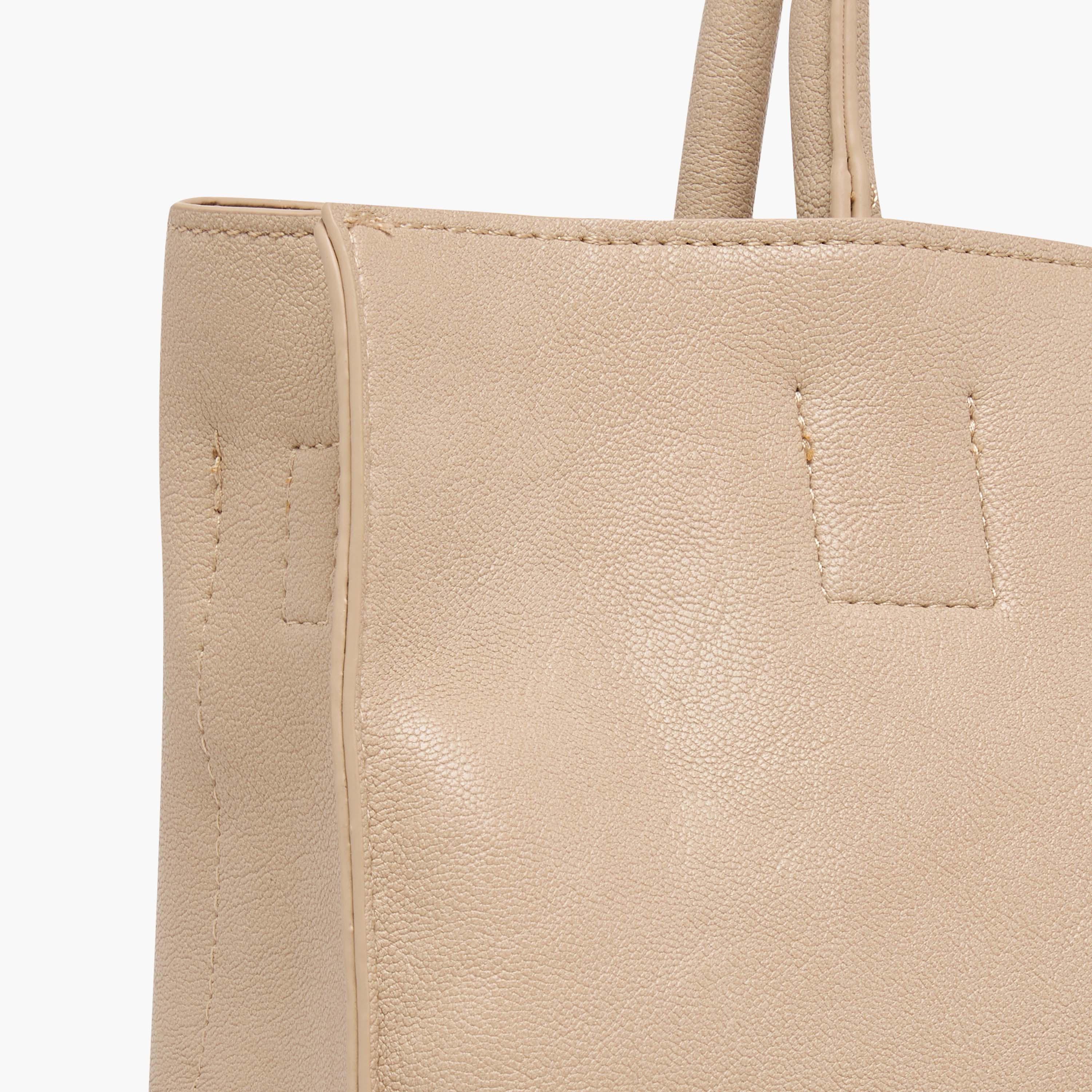 Flora Bella Solid Tote Bag with Adjustable Strap and Detachable Pouch-women-bagsandwallets-handbags-image-7
