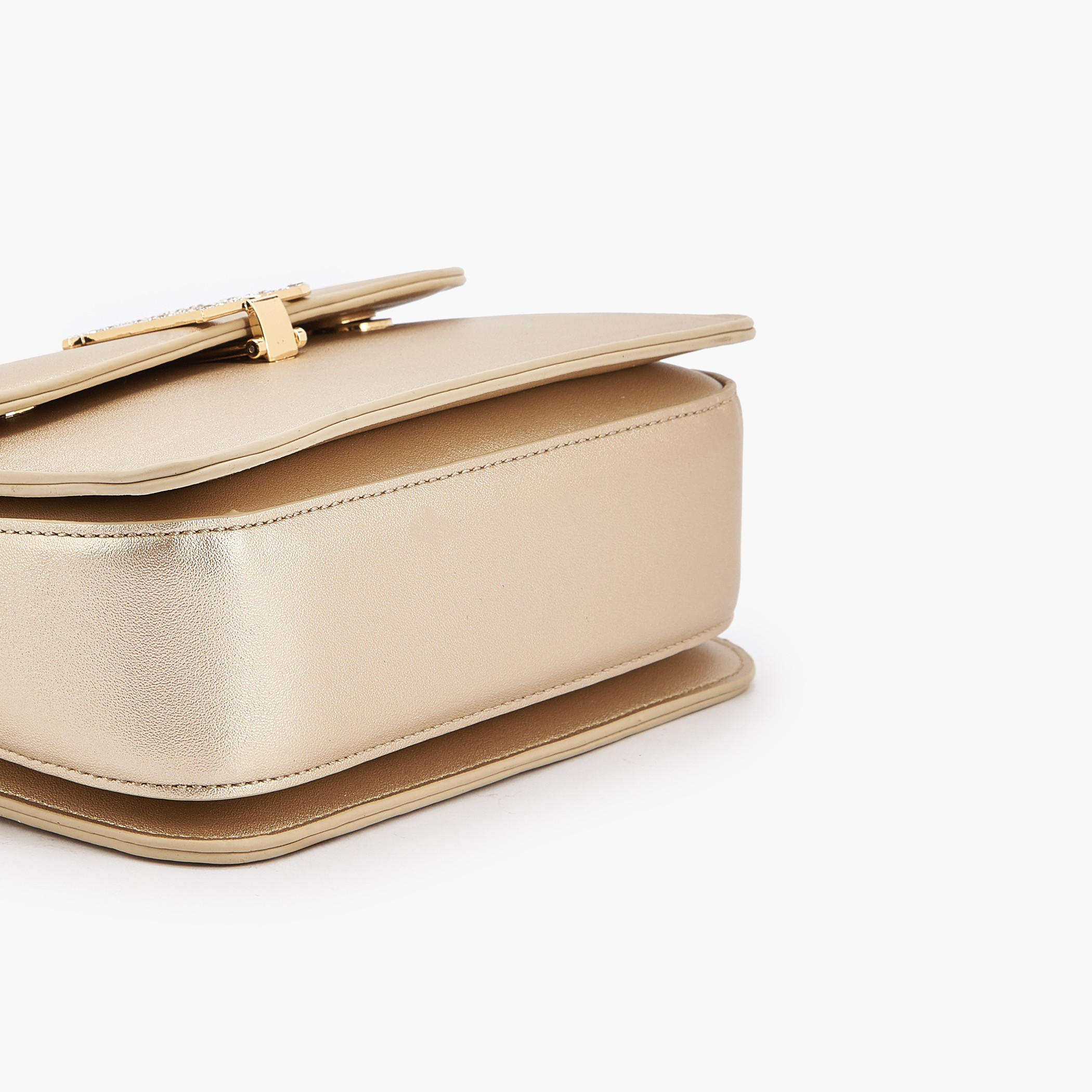 Flora Bella Logo Embellished Crossbody Bag with Chain Strap-women-bagsandwallets-handbags-image-7