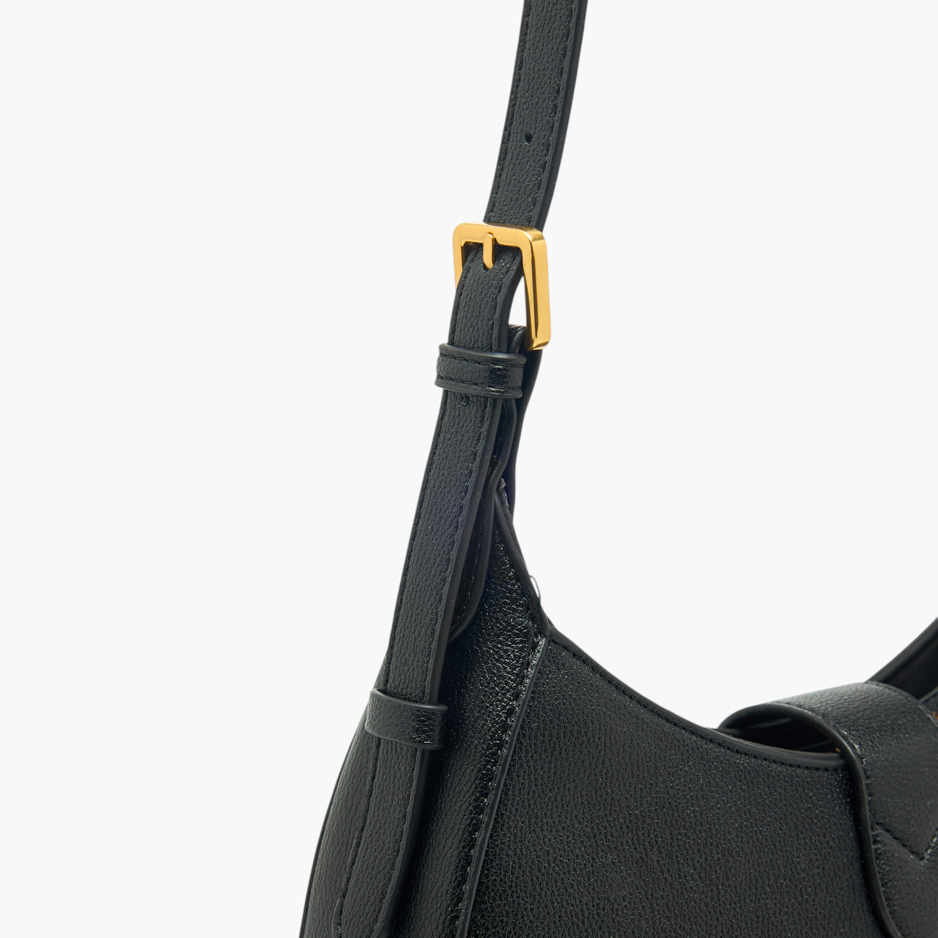 شنطة كتف سادة بسحاب إغلاق وحزام قابل للتعديل من فلورا بيلا-women-bagsandwallets-handbags-image-6