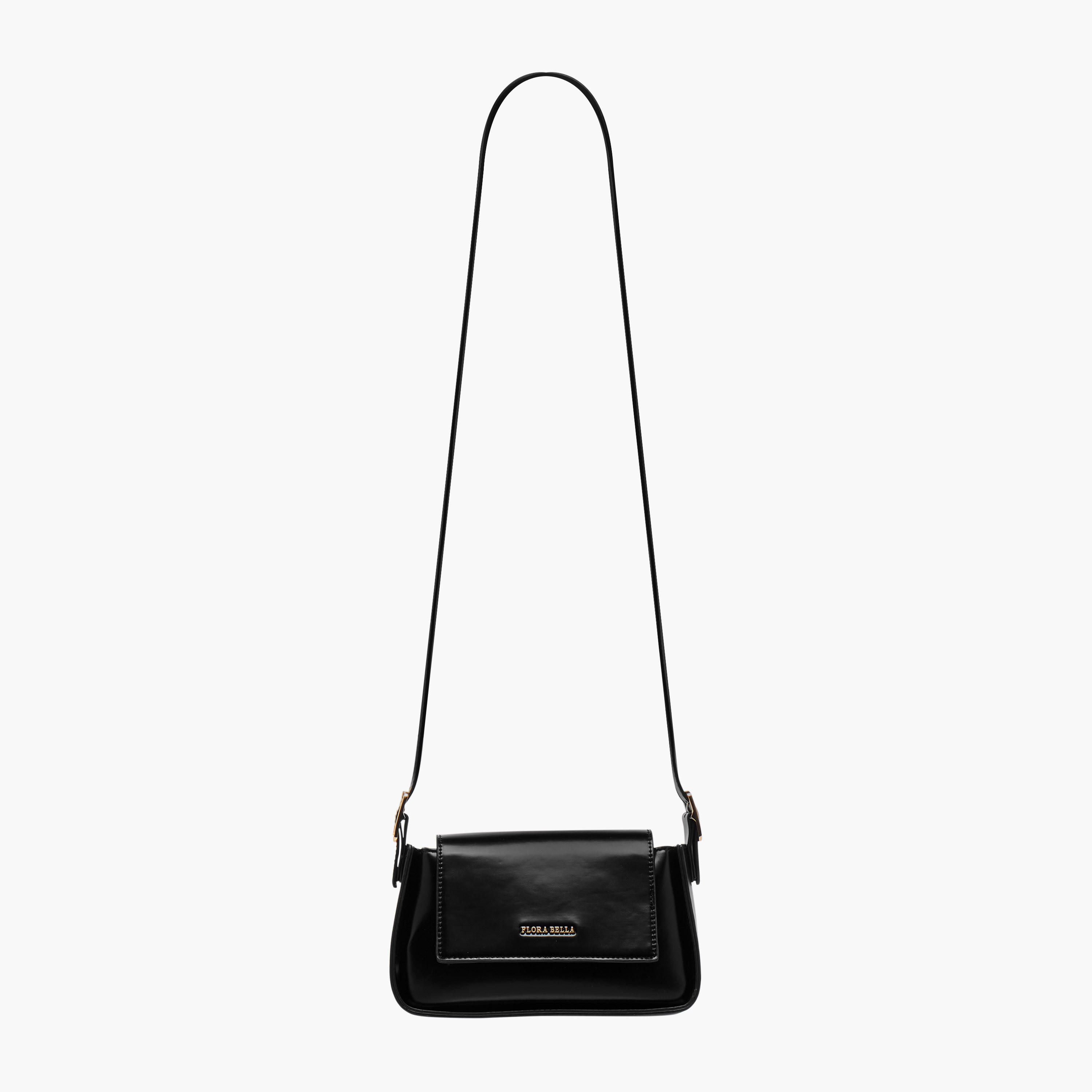 شنطة كروس بودي سادة بحزام قابل للتعديل من فلورا بيلا-women-bagsandwallets-handbags-image-2