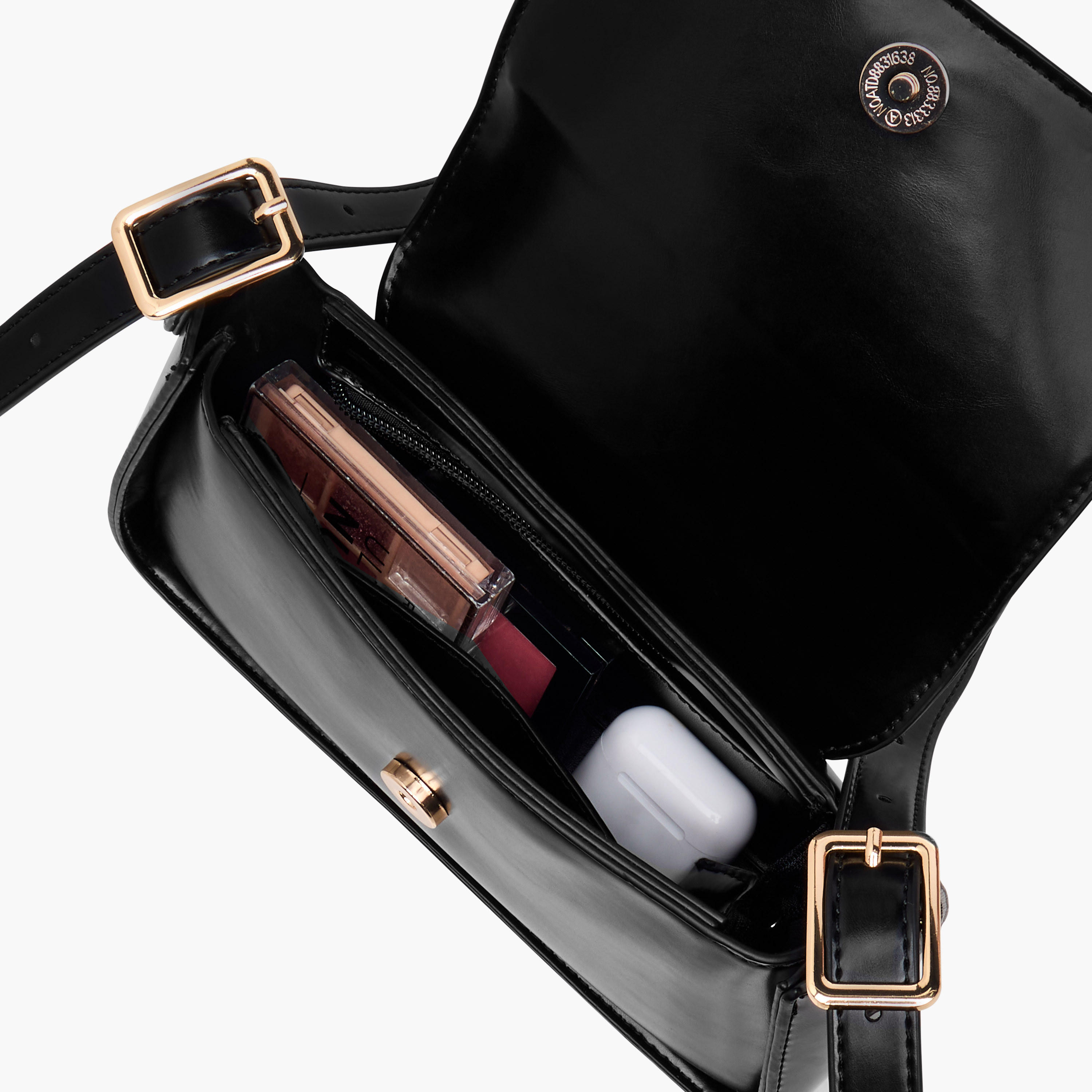 شنطة كروس بودي سادة بحزام قابل للتعديل من فلورا بيلا-women-bagsandwallets-handbags-image-7