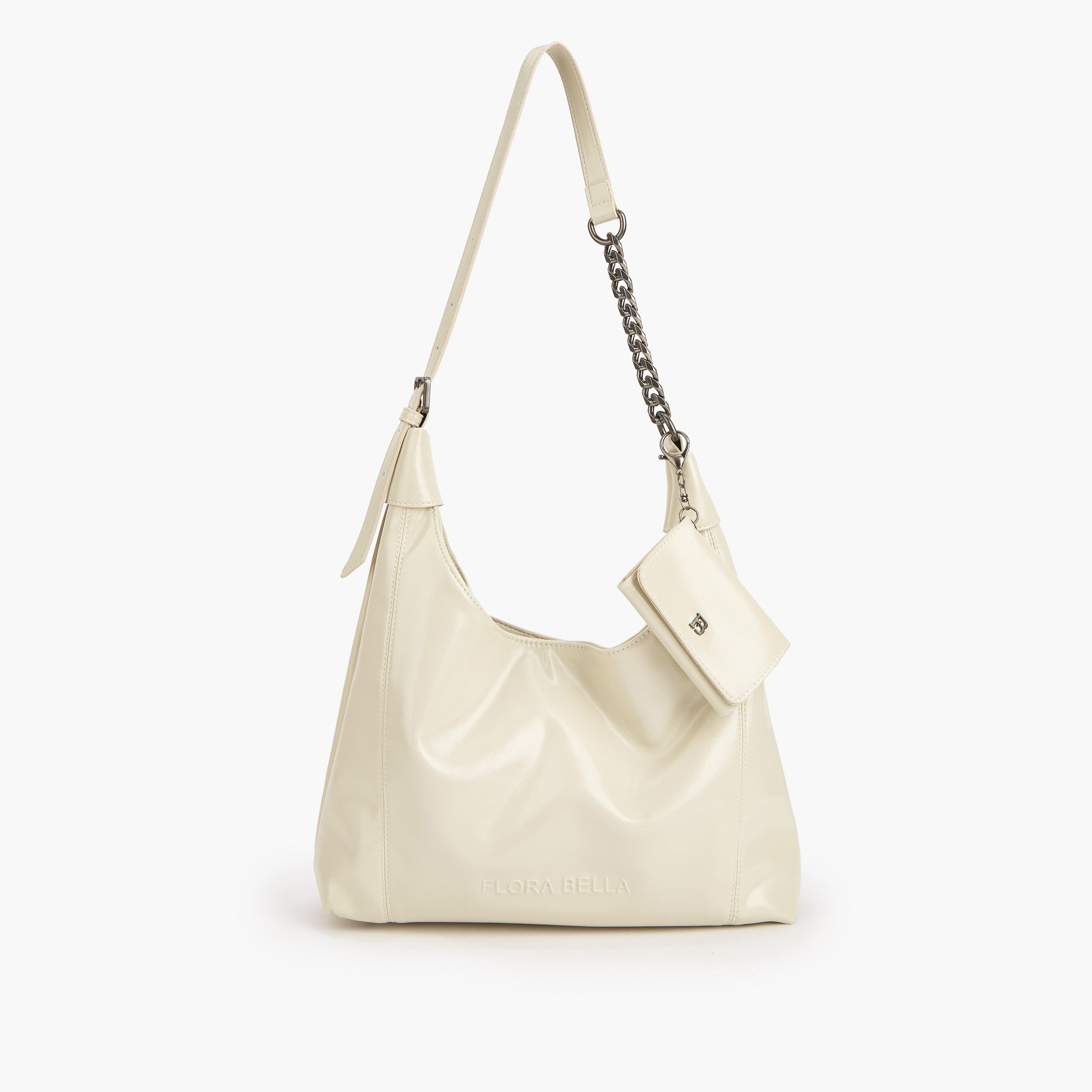 شنطة كتف سادة ومحفظة قابلة للفصل من فلورا بيلا-women-bagsandwallets-handbags-image-1