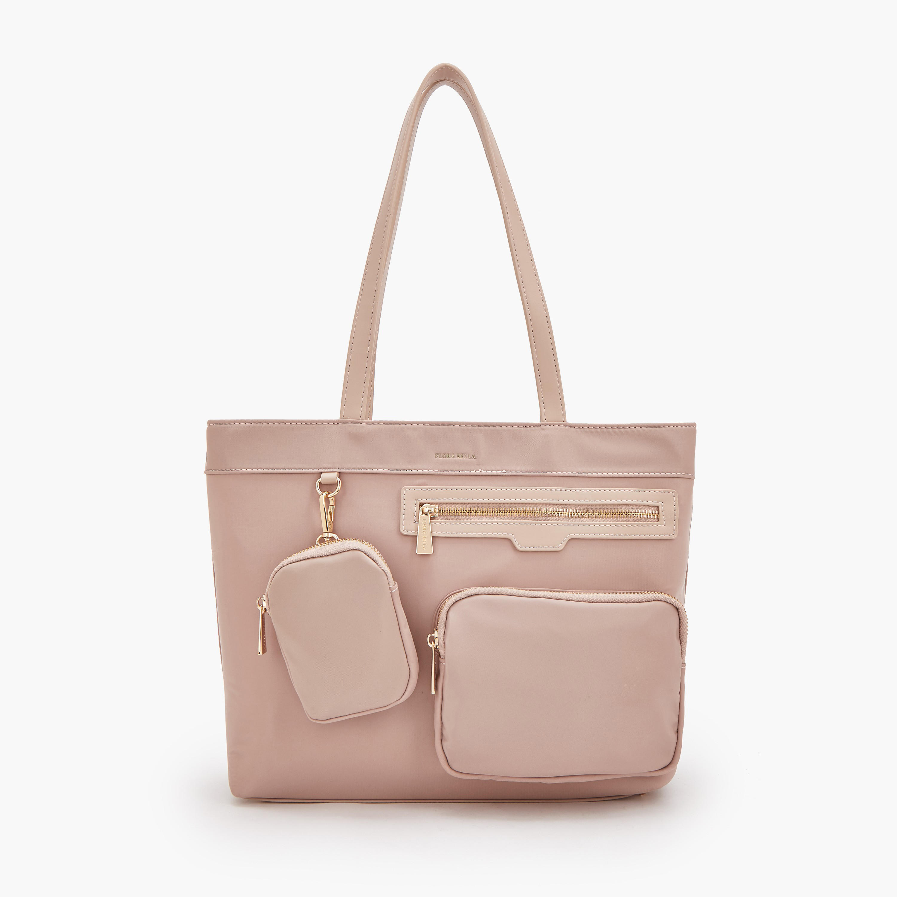 شنطة توتي سادة بمقابض مزدوجة من فلورا بيلا-women-bagsandwallets-handbags-image-1