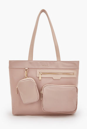شنطة توتي سادة بمقابض مزدوجة من فلورا بيلا-women-bagsandwallets-handbags-image-1