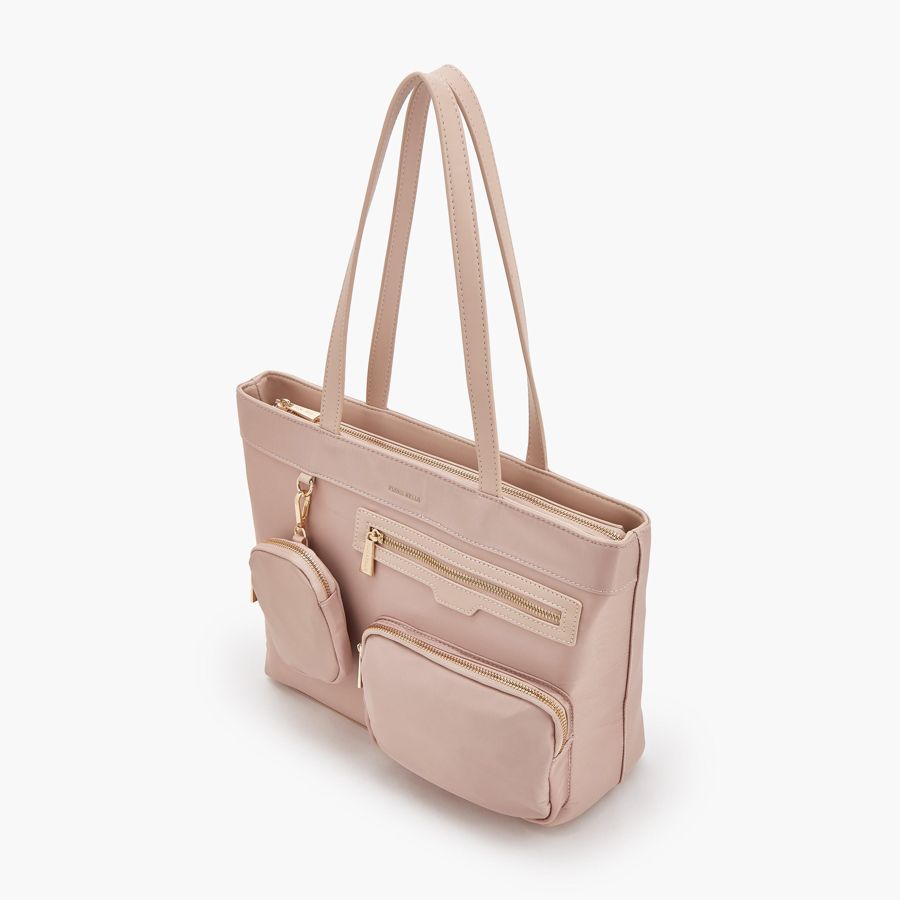 شنطة توتي سادة بمقابض مزدوجة من فلورا بيلا-women-bagsandwallets-handbags-image-5