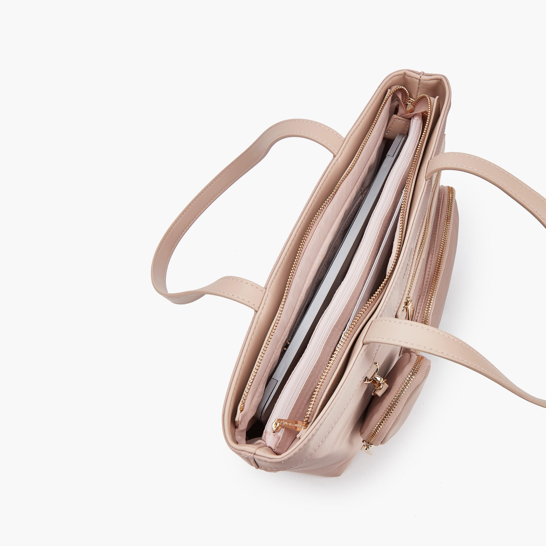 شنطة توتي سادة بمقابض مزدوجة من فلورا بيلا-women-bagsandwallets-handbags-image-7