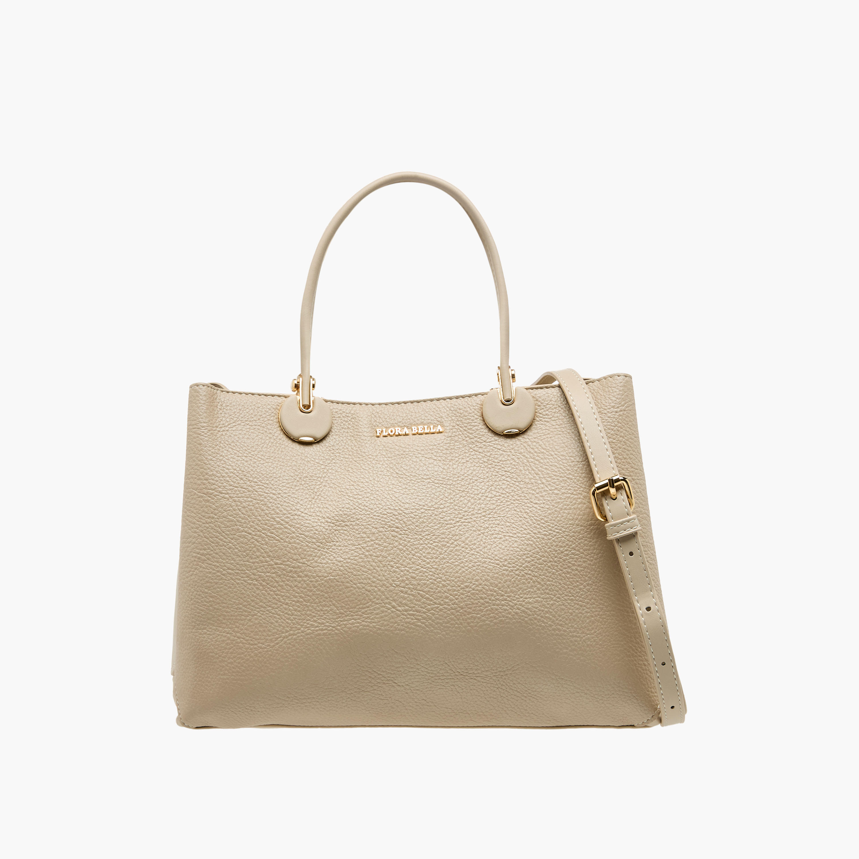Flora Bella Solid Tote Bag with Detachable Strap-women-bagsandwallets-handbags-image-1