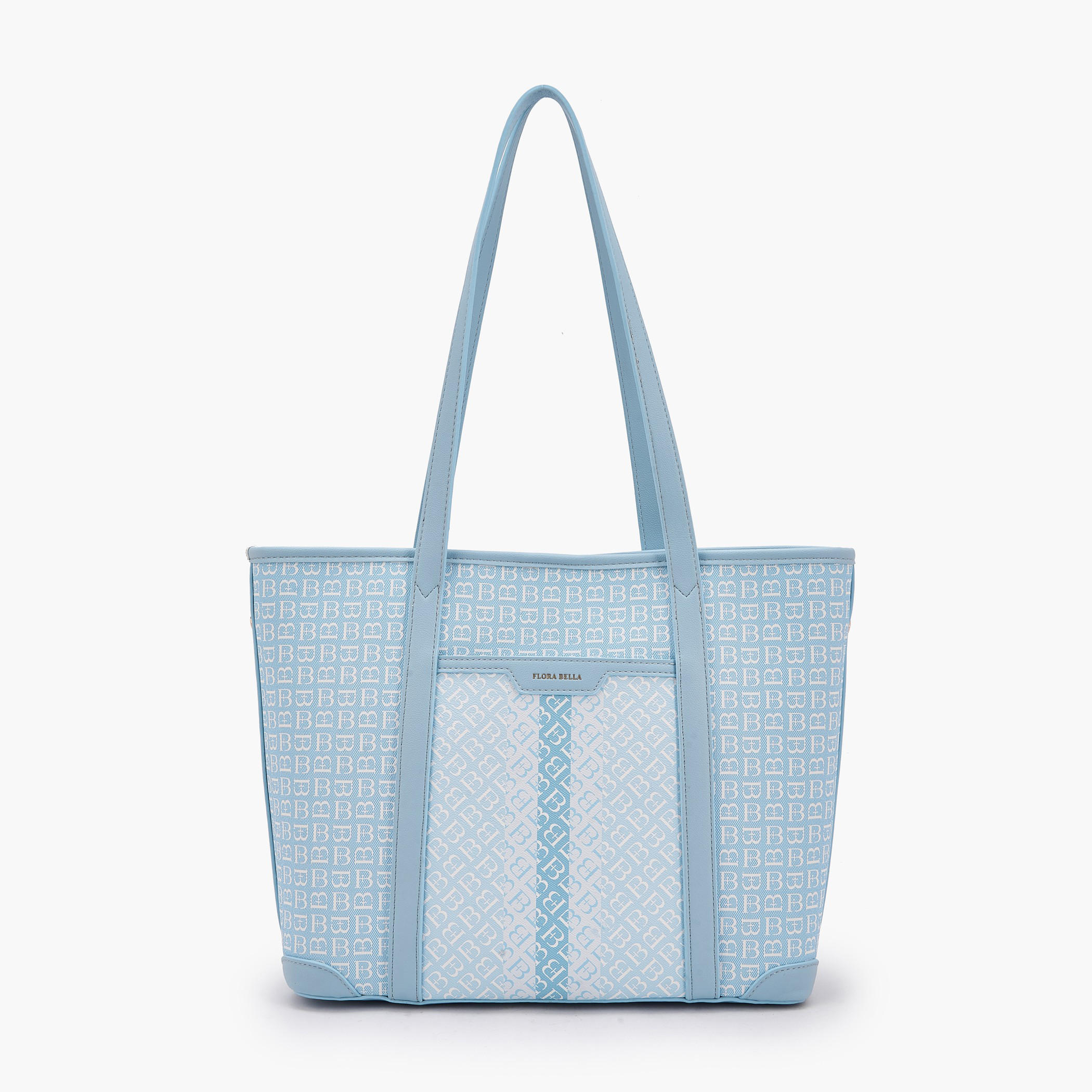 شنطة توتي بطبعات مونوجرام ومقابض مزدوجة من فلورا بيلا-women-bagsandwallets-handbags-image-1