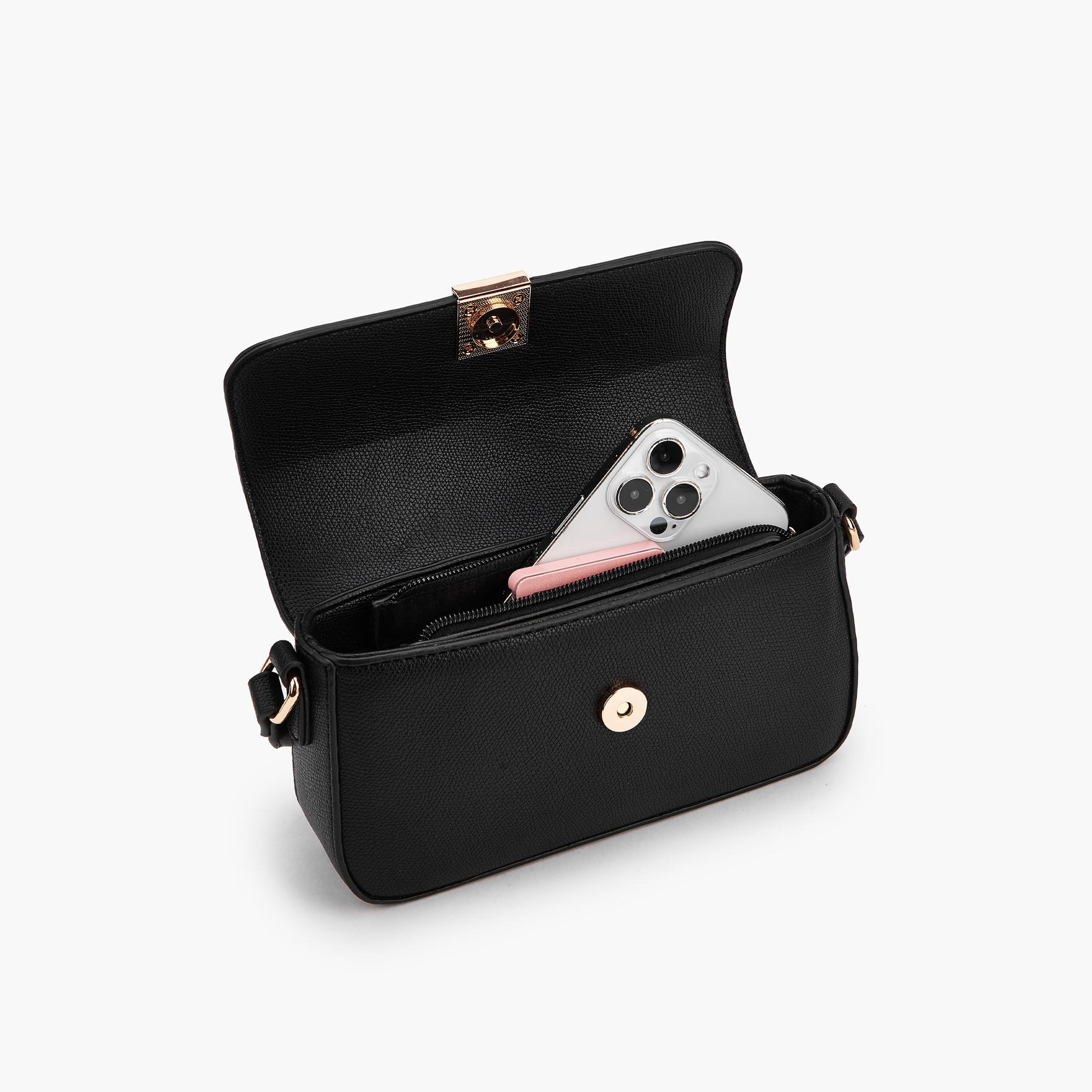 Flora Bella Textured Crossbody Bag with Adjustable Strap-women-bagsandwallets-handbags-image-8