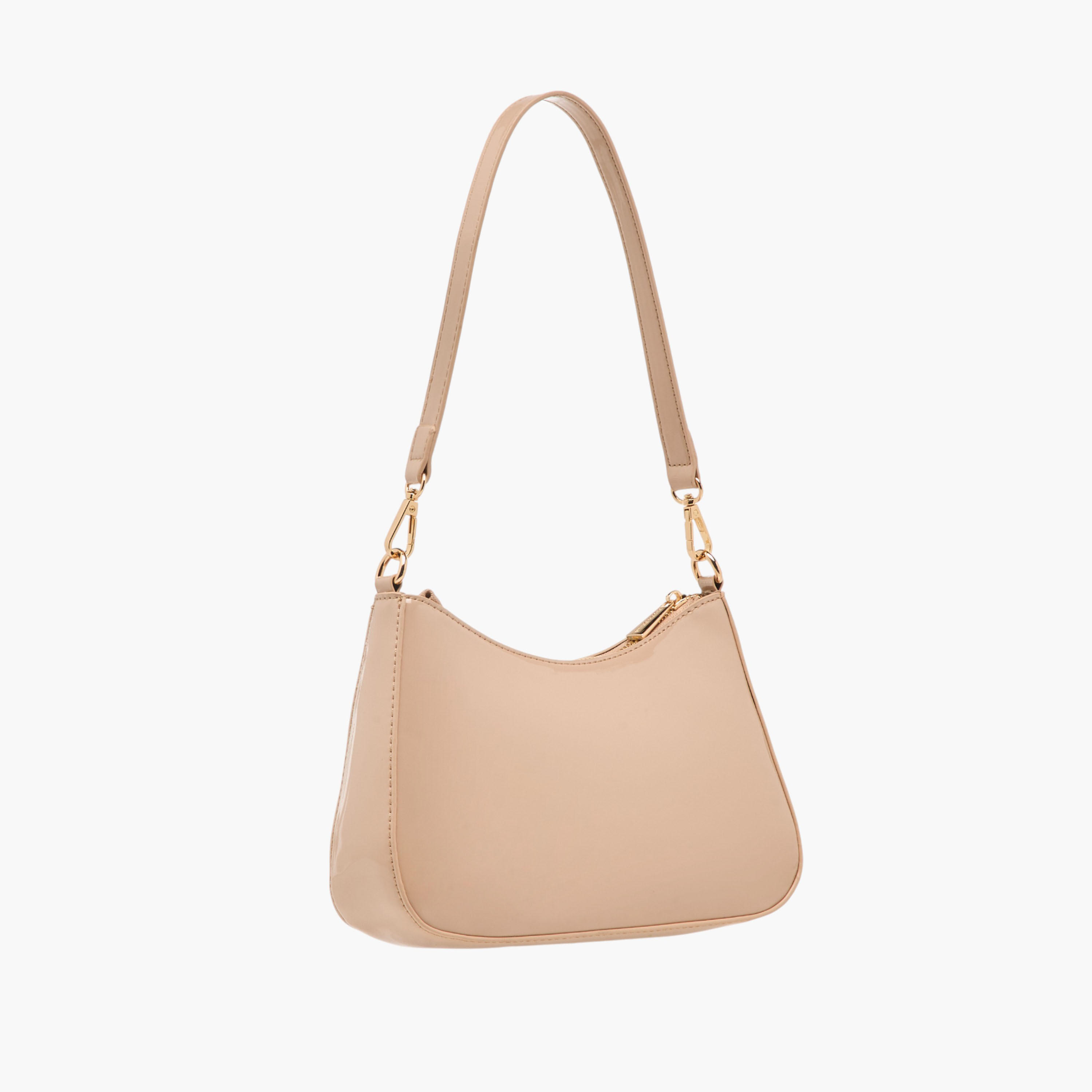 Flora Bella Solid Shoulder Bag with Zip Closure-women-bagsandwallets-handbags-image-3