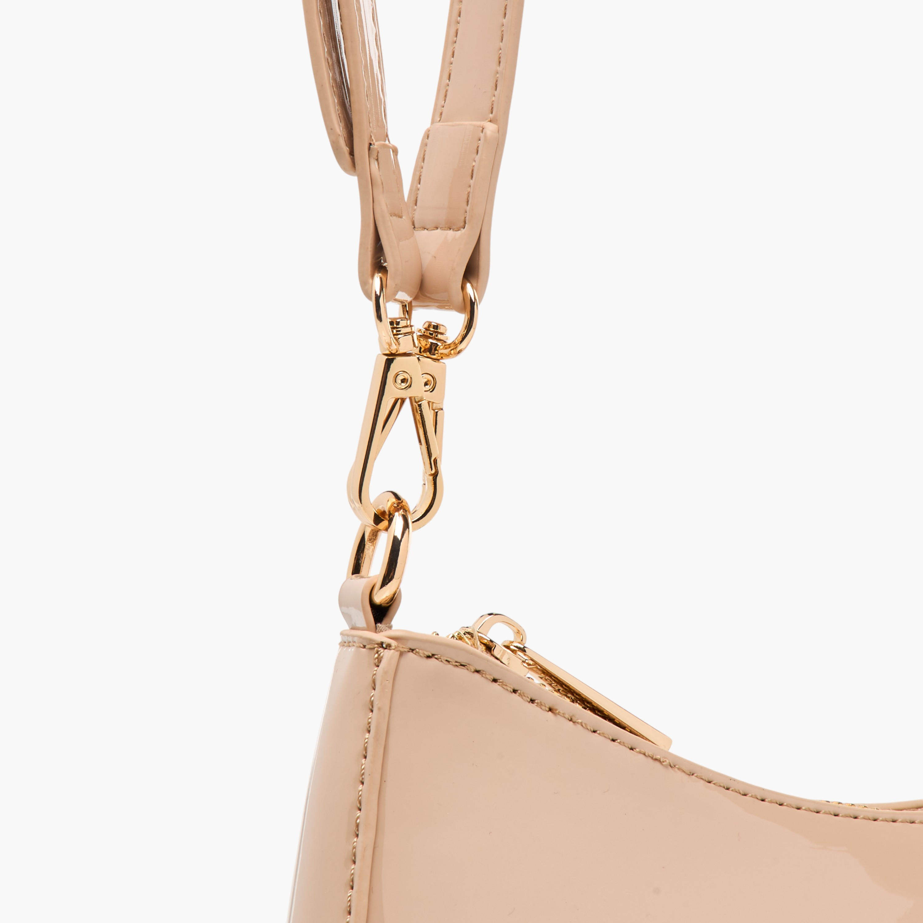 Flora Bella Solid Shoulder Bag with Zip Closure-women-bagsandwallets-handbags-image-5