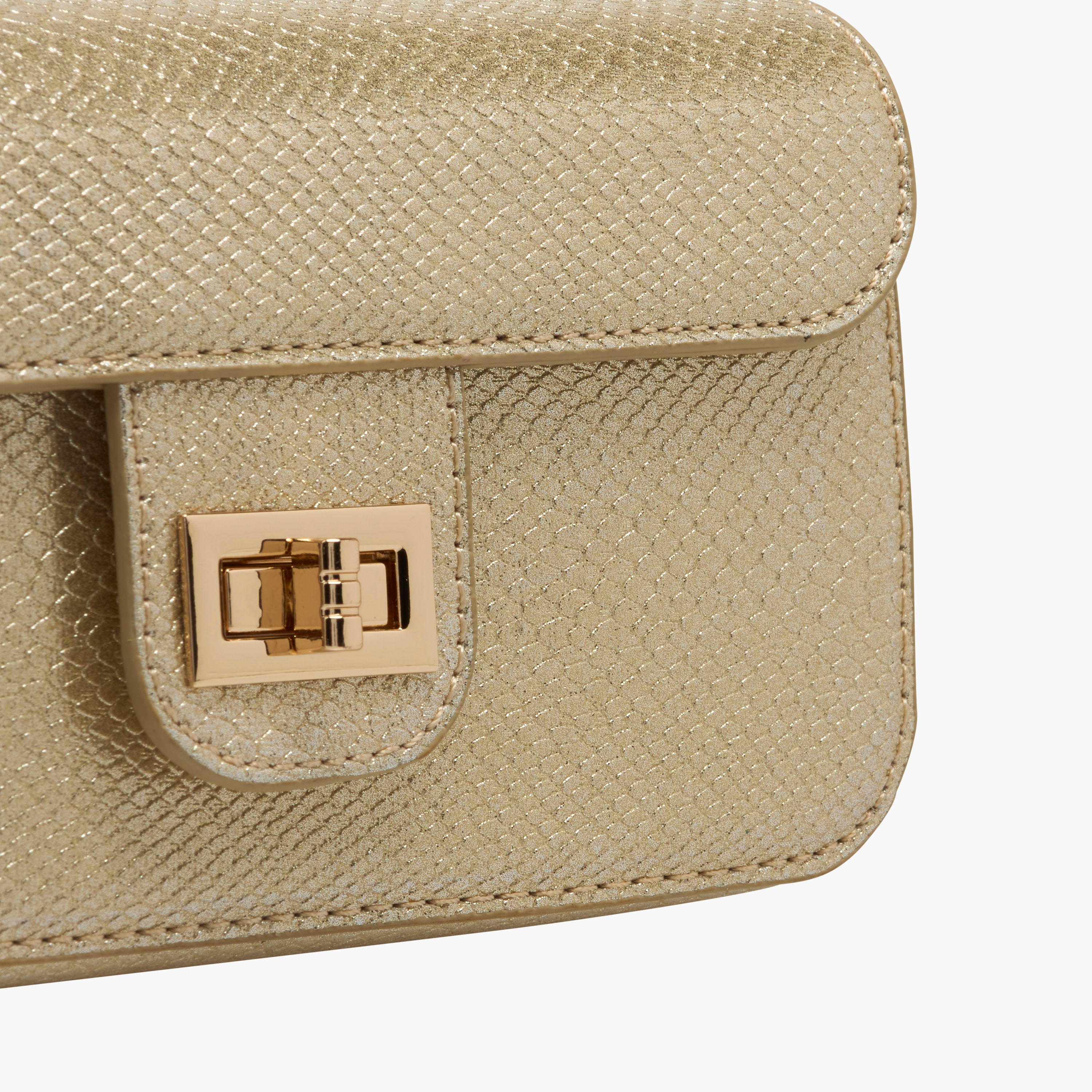Flora Bella Textured Crossbody Bag with Chain Strap-women-bagsandwallets-handbags-image-4