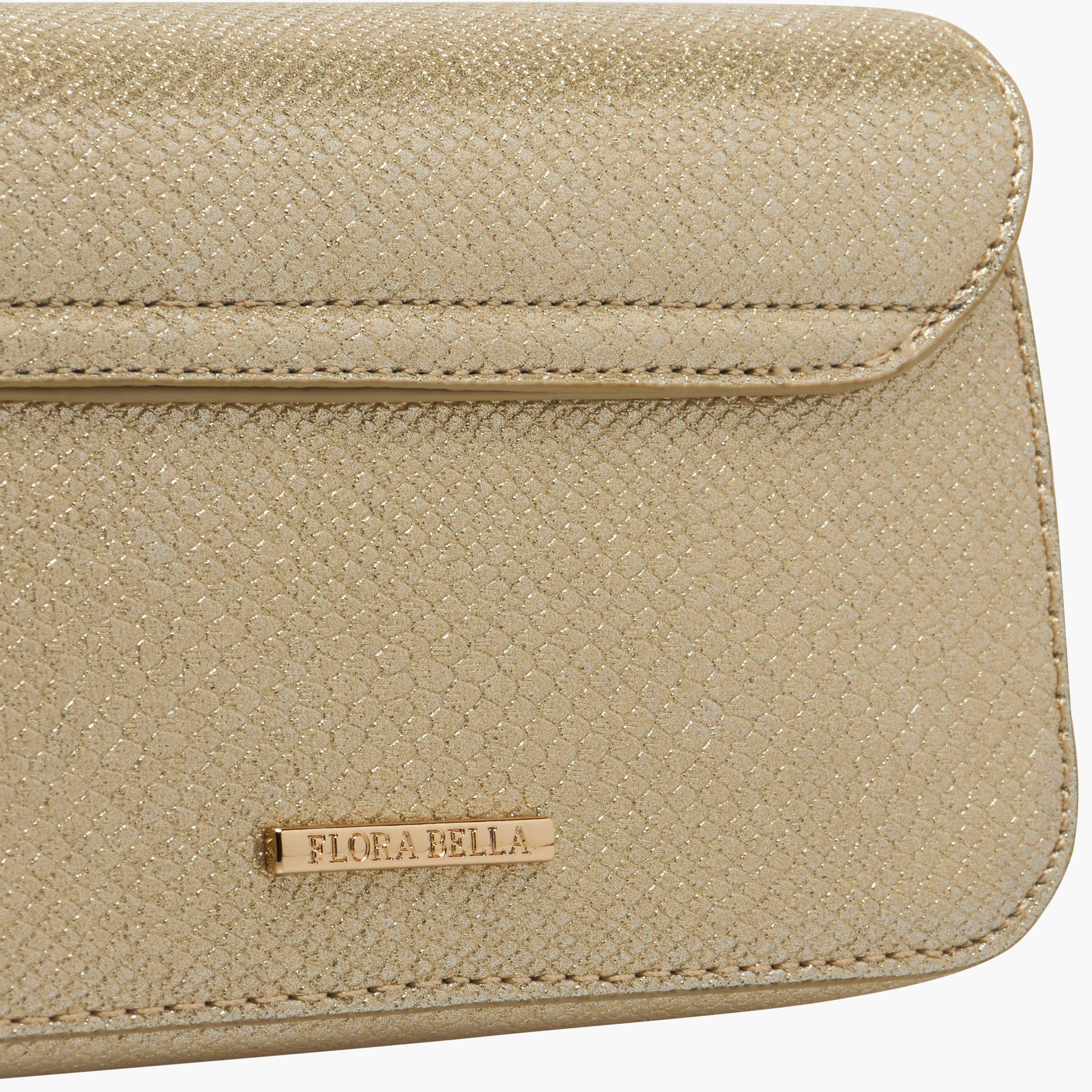 Flora Bella Textured Crossbody Bag with Chain Strap-women-bagsandwallets-handbags-image-5