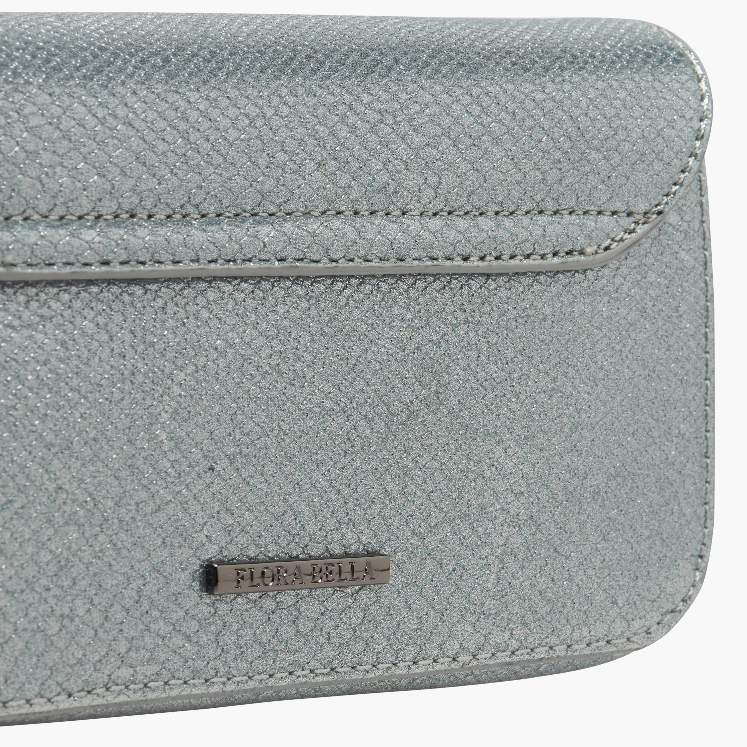 Flora Bella Textured Crossbody Bag with Chain Strap-women-bagsandwallets-handbags-image-5
