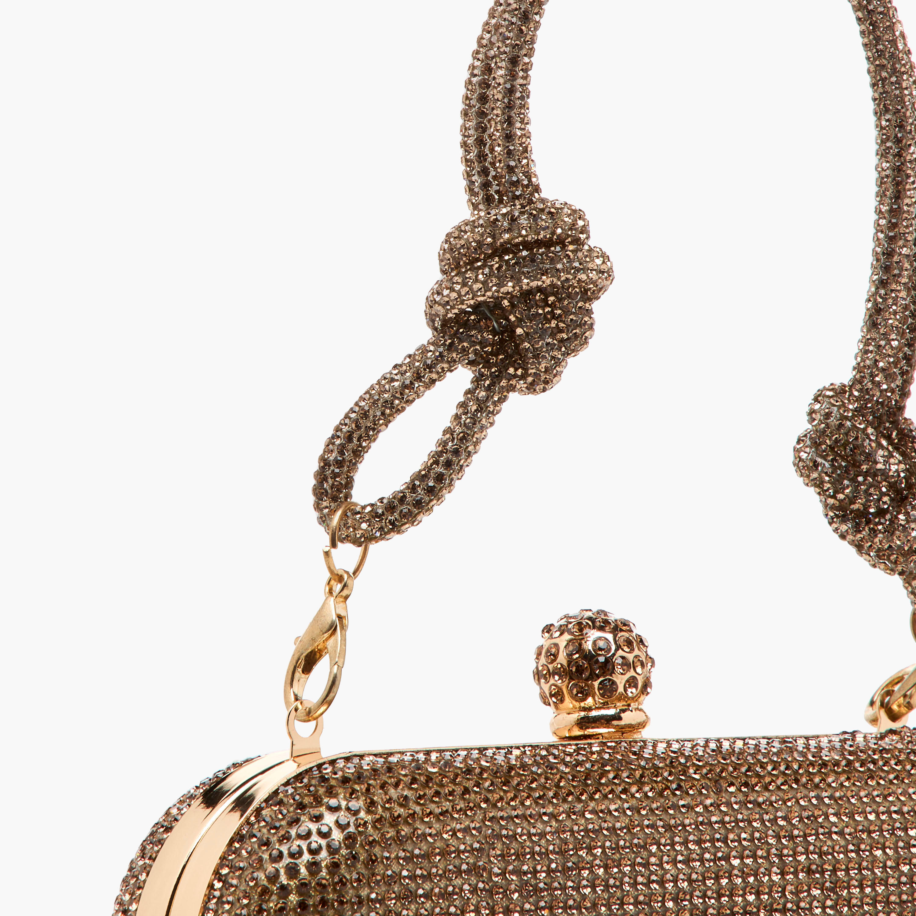 شنطة كلاتش بحزام سلسلة وزينة من فلورا بيلا-women-bagsandwallets-handbags-image-4