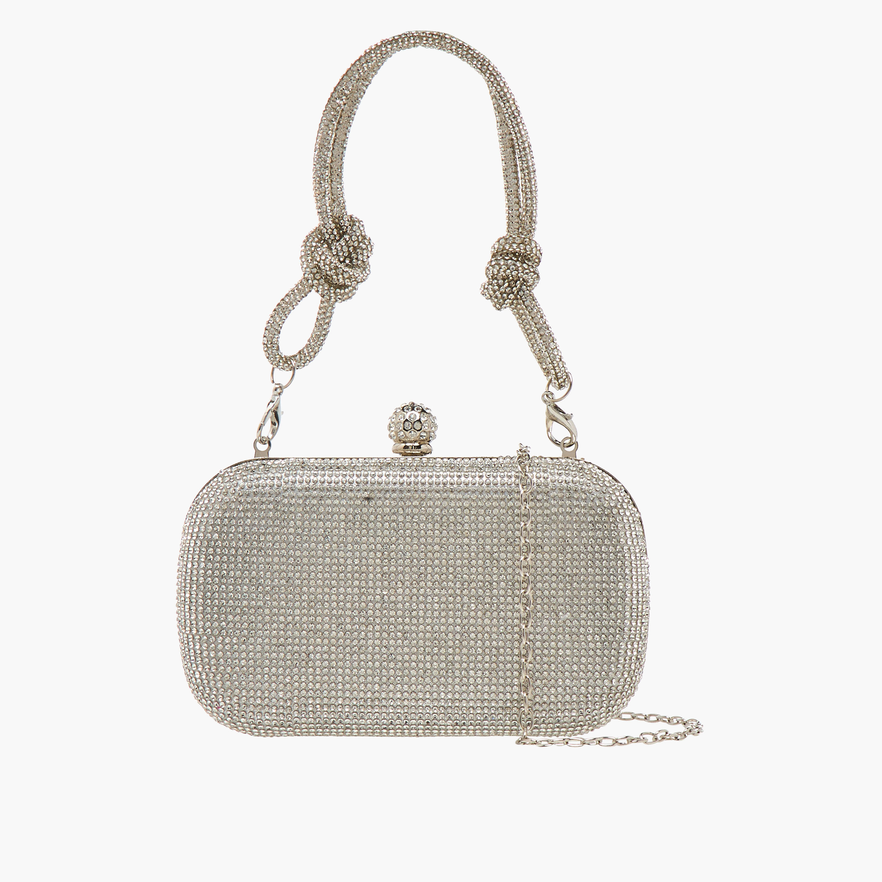 Flora Bella Embellished Clutch with Chain Strap-women-bagsandwallets-handbags-image-1