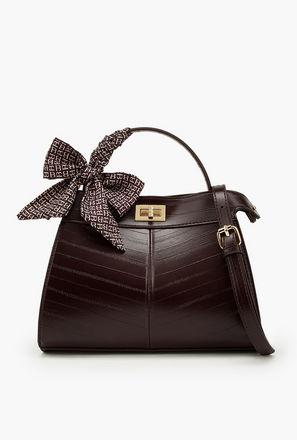 شنطة ساتشيل بارزة الملمس مع وشاح من فلورا بيلا-women-bagsandwallets-handbags-image-1