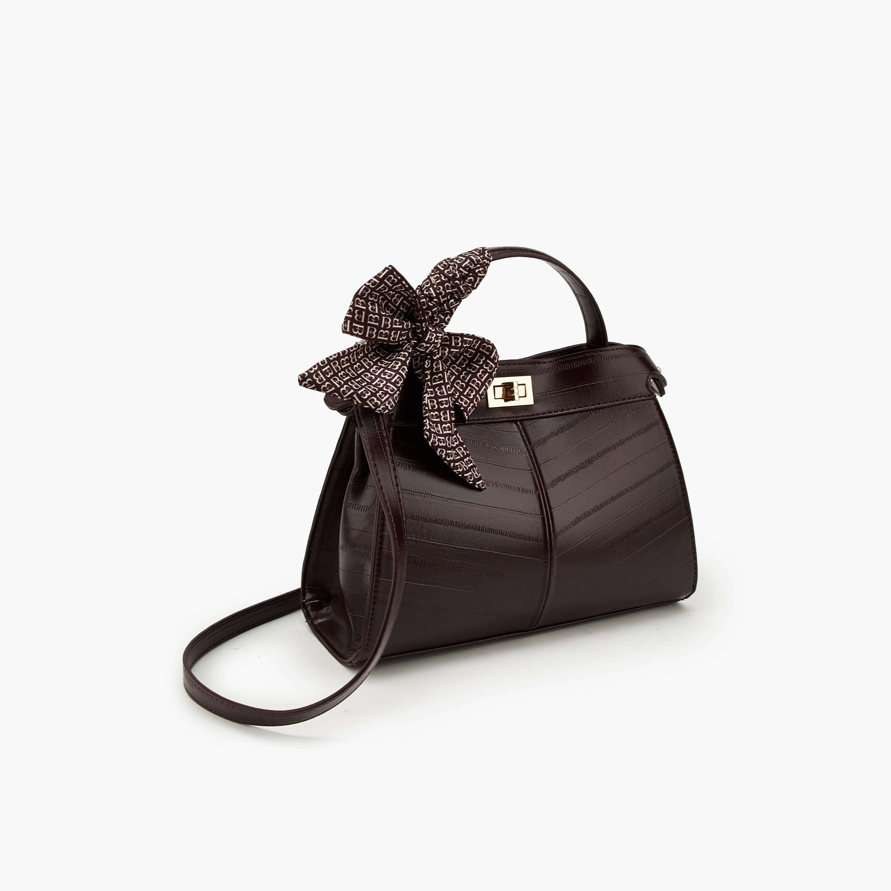 شنطة ساتشيل بارزة الملمس مع وشاح من فلورا بيلا-women-bagsandwallets-handbags-image-2
