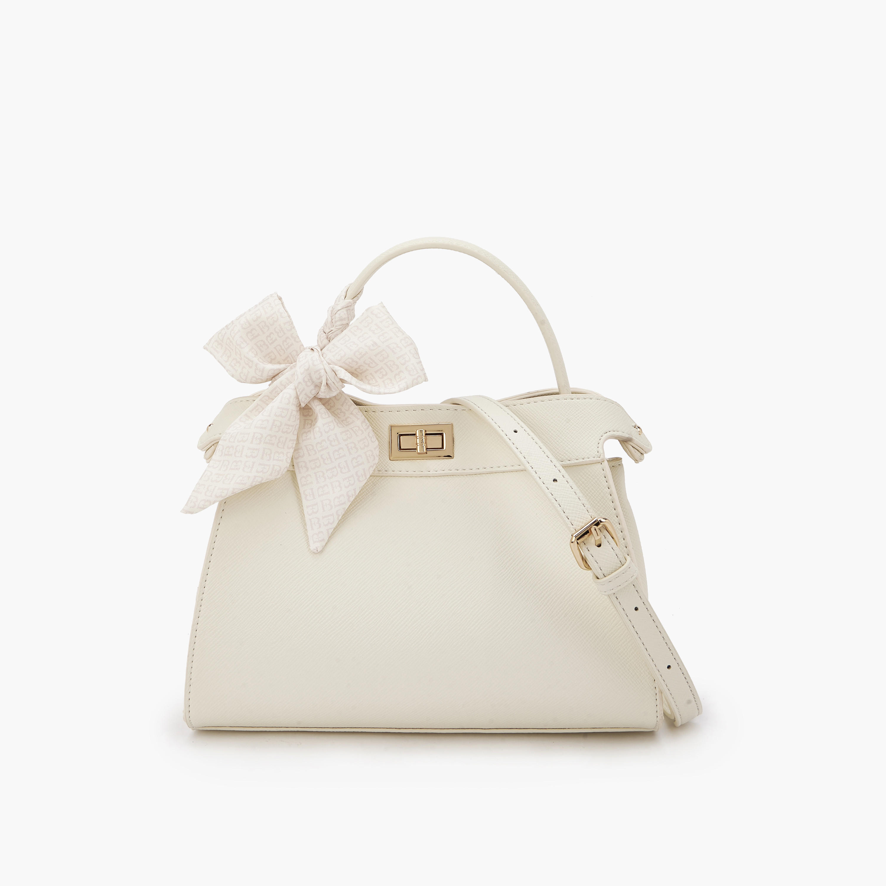 شنطة يد مزينة بمقبض علوي من فلورا بيلا-women-bagsandwallets-handbags-image-1