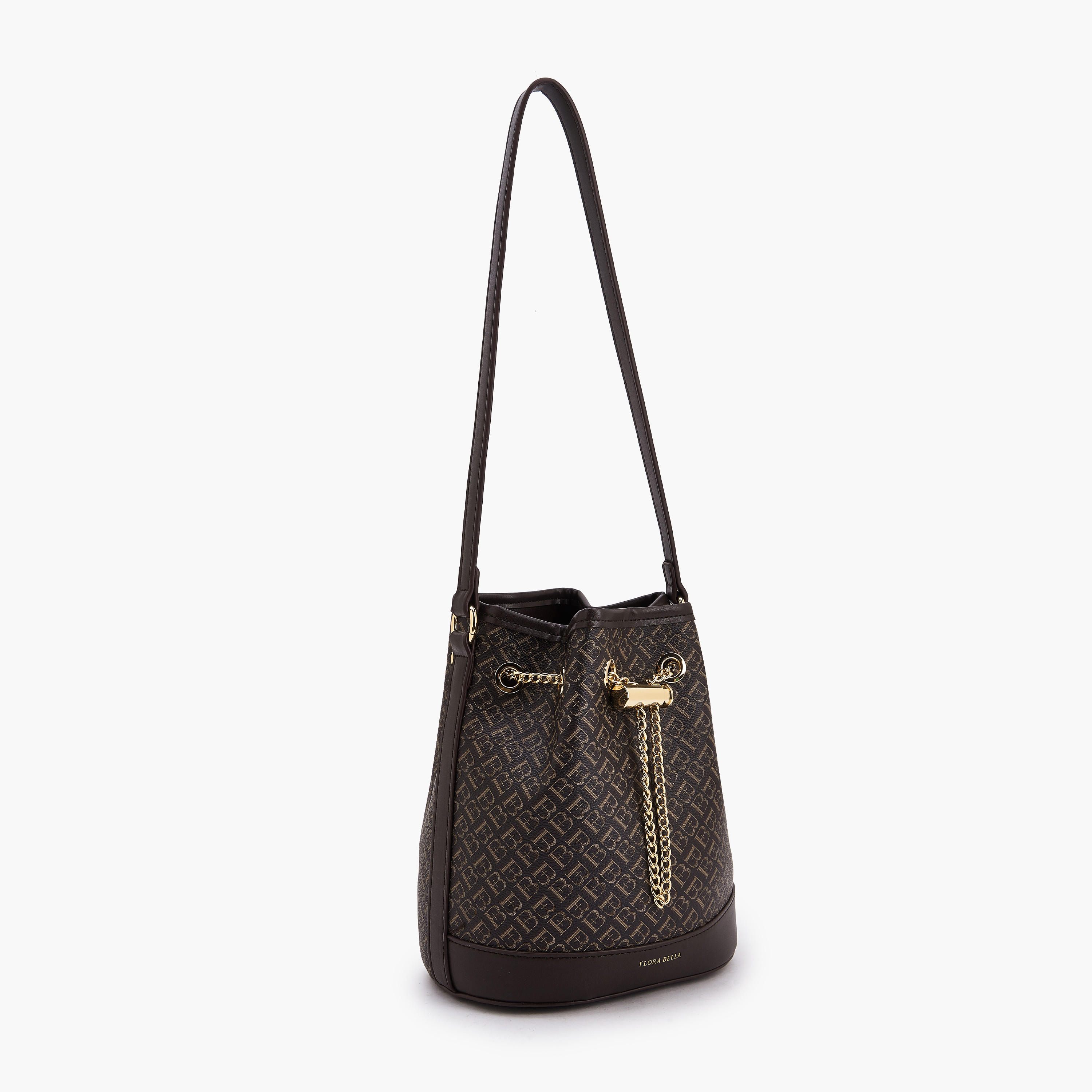 Flora Bella Monogram Print Bucket Bag with Pouch-women-bagsandwallets-handbags-image-4