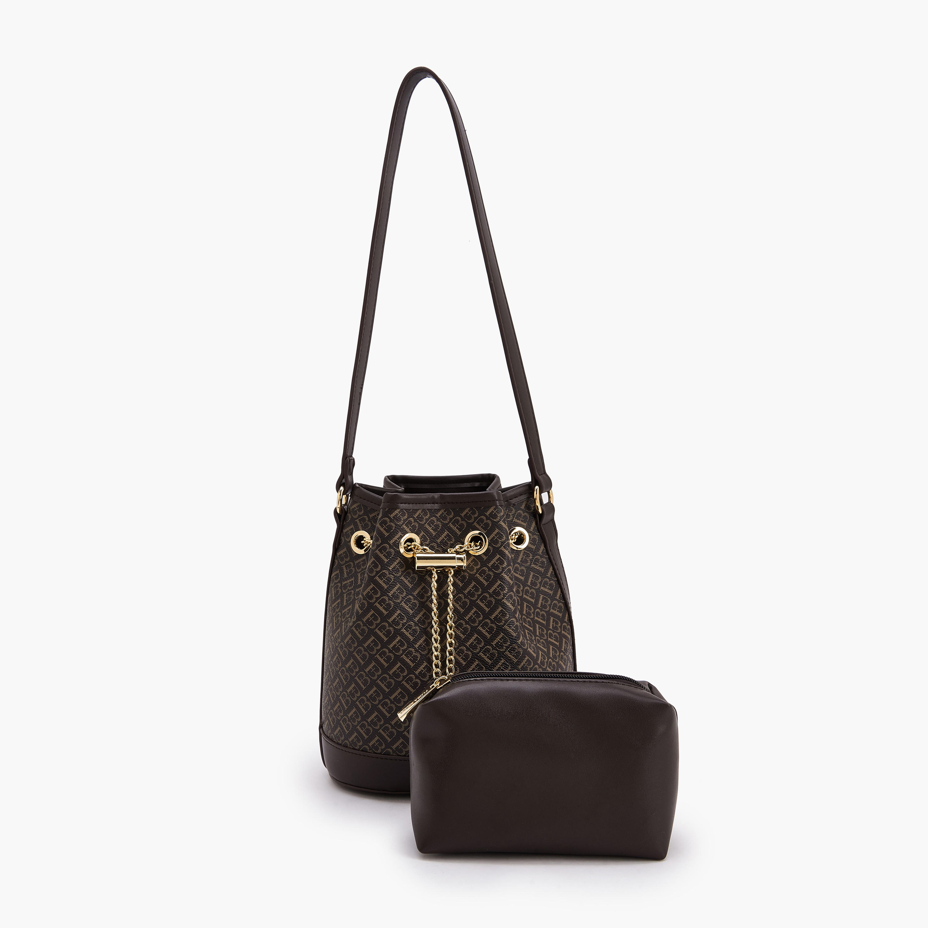 Flora Bella Monogram Print Bucket Bag with Pouch-women-bagsandwallets-handbags-image-7