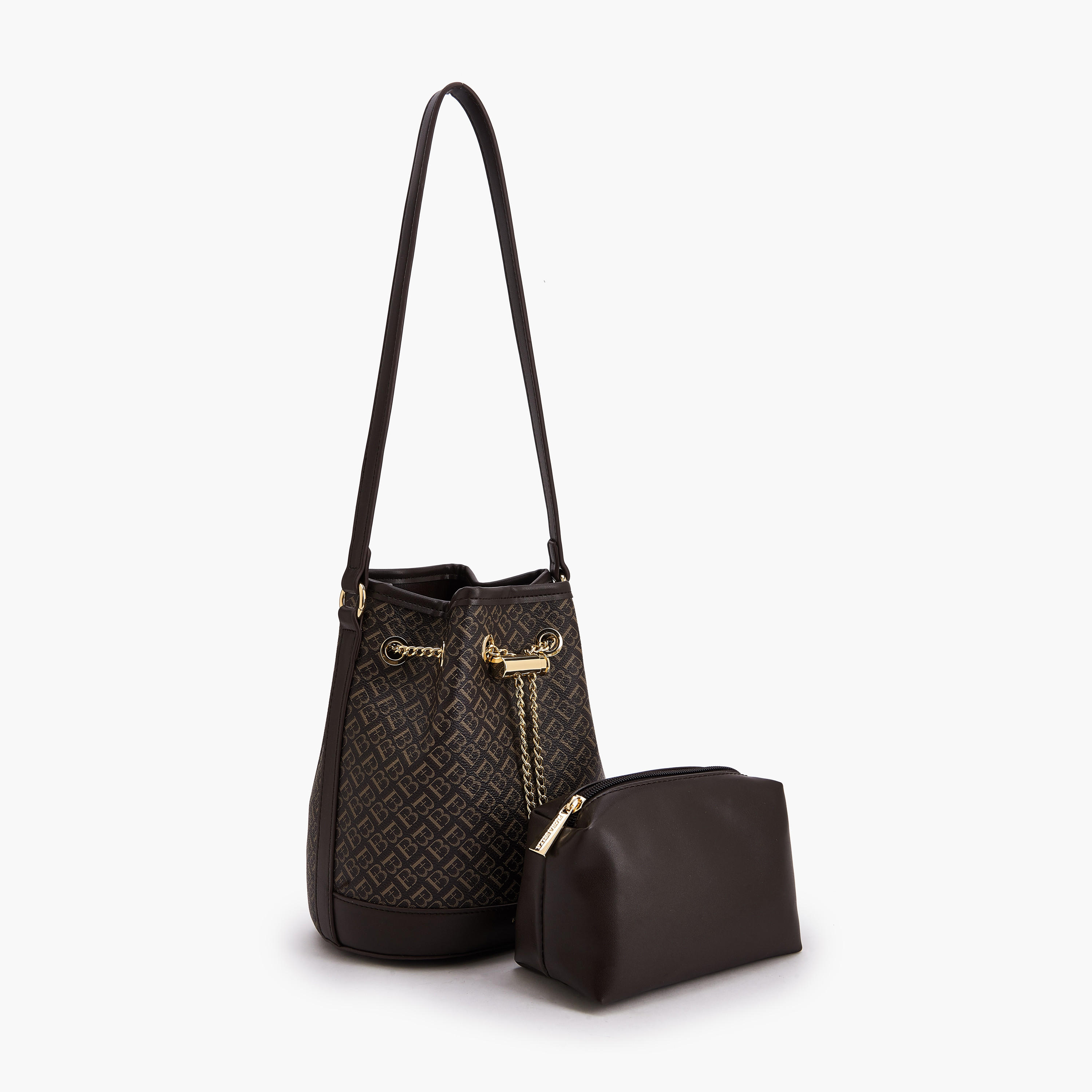 Flora Bella Monogram Print Bucket Bag with Pouch-women-bagsandwallets-handbags-image-8