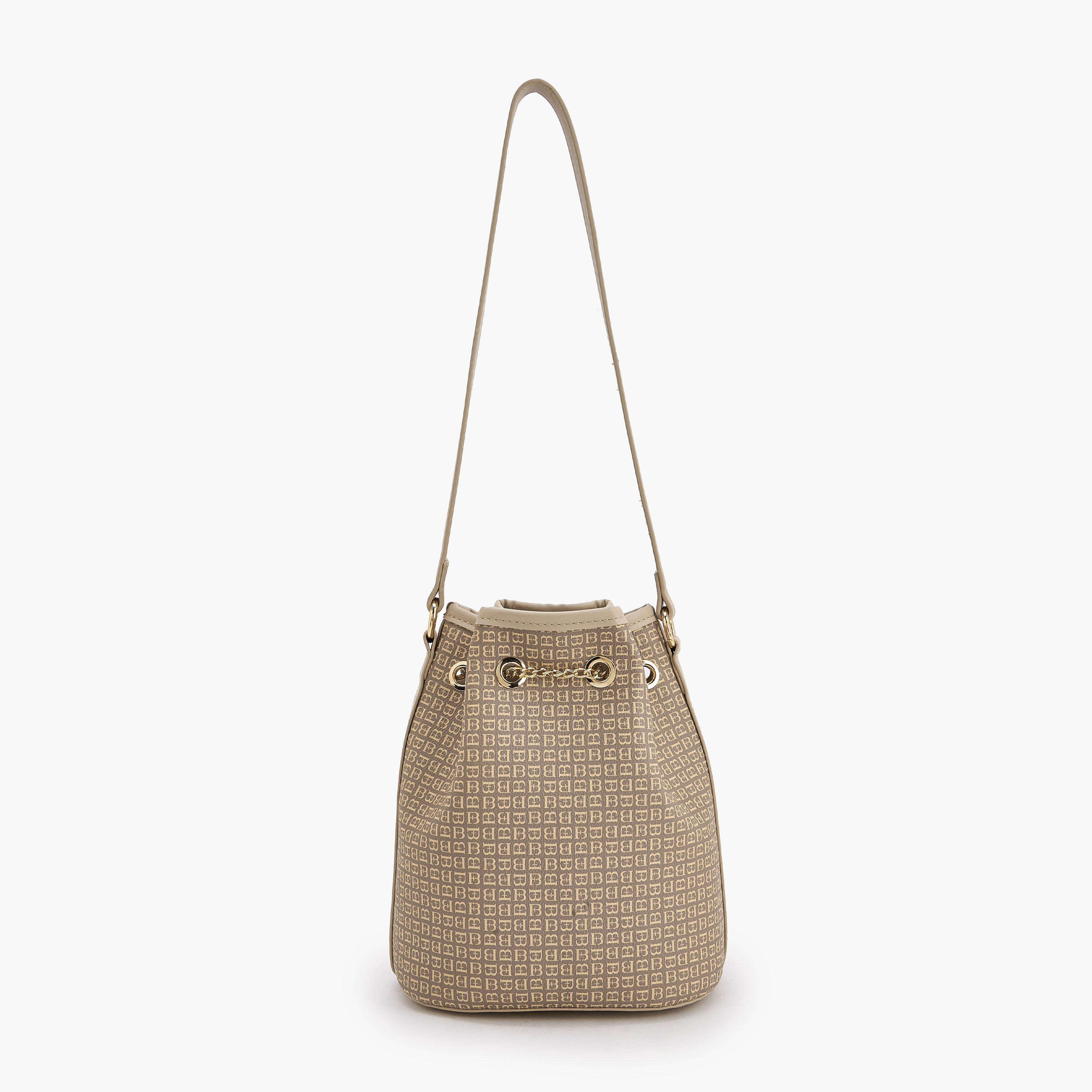 شنطة دلو بطبعات مونوجرام مع شنطة صغيرة من فلورا بيلا-women-bagsandwallets-handbags-image-5