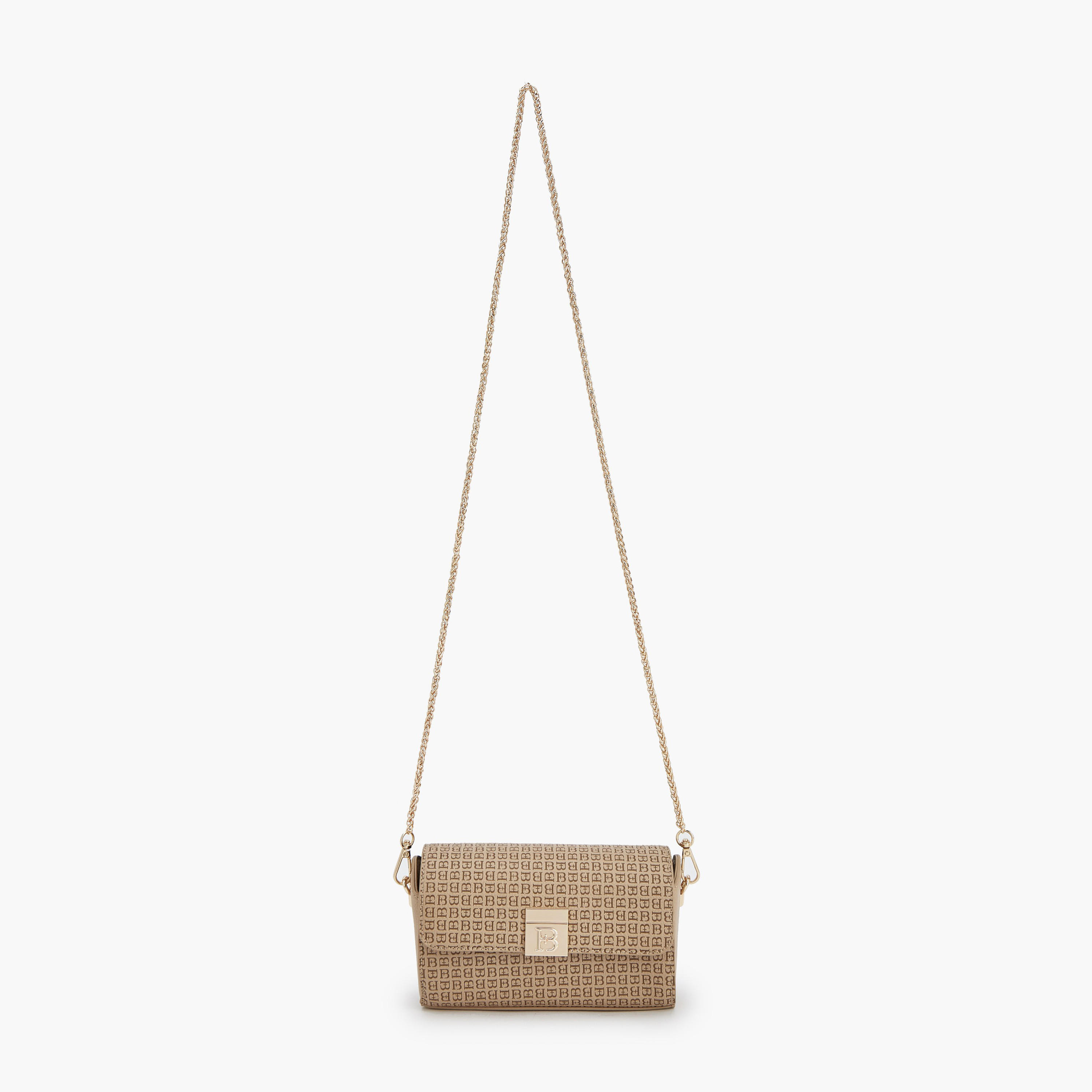 Flora Bella Monogram Print Crossbody Bag with Chain Strap-women-bagsandwallets-handbags-image-3