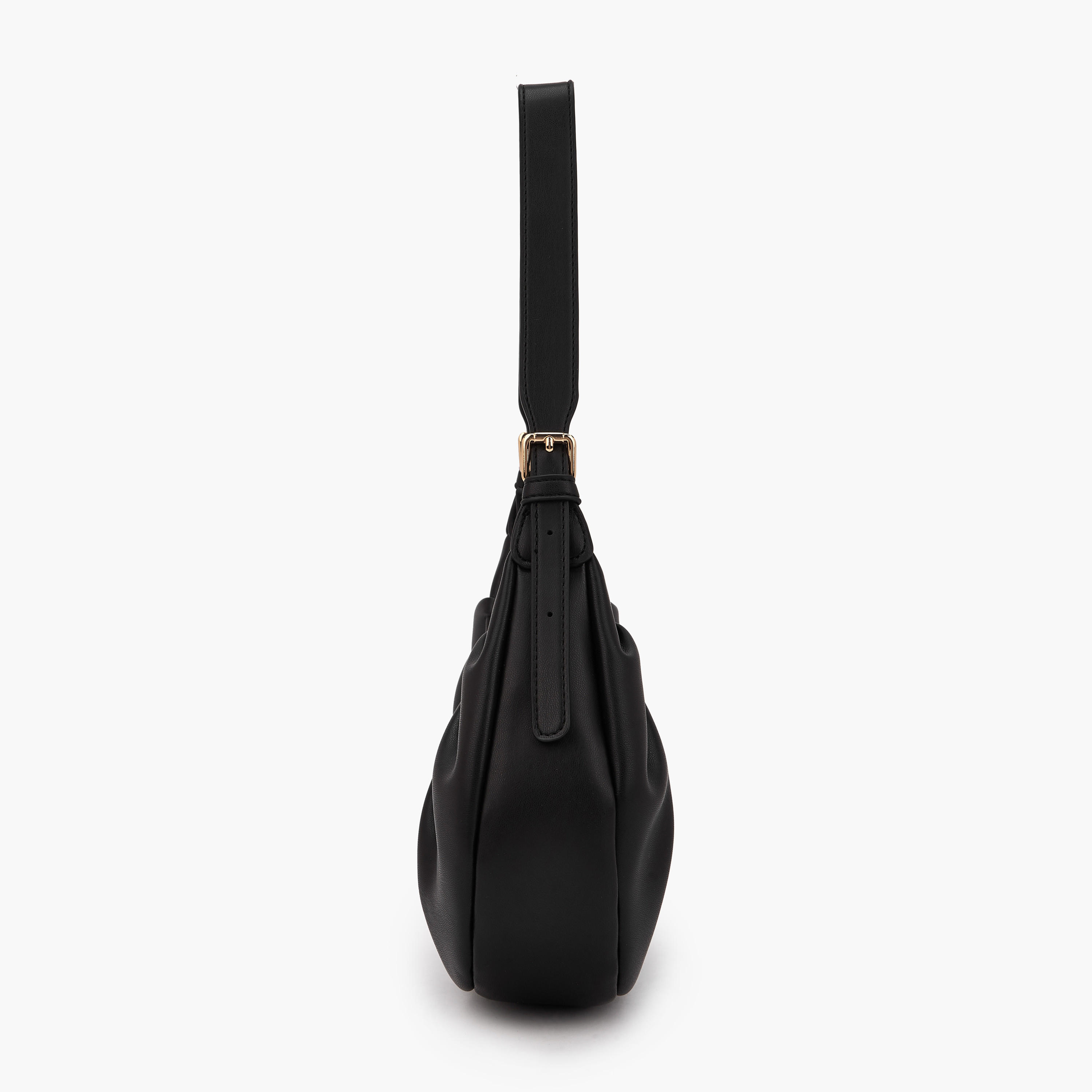 Flora Bella Ruched Shoulder Bag with Zip Closure-women-bagsandwallets-handbags-image-5