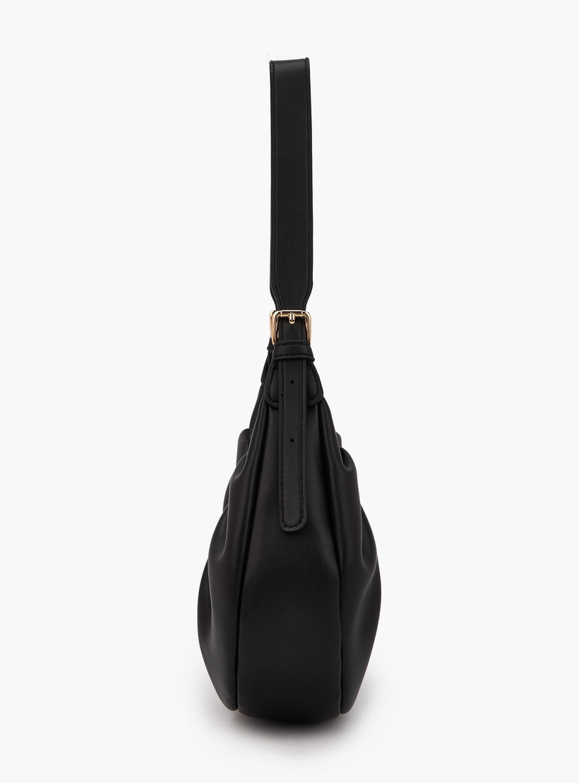 Flora Bella Ruched Shoulder Bag with Zip Closure-women-bagsandwallets-handbags-image-5