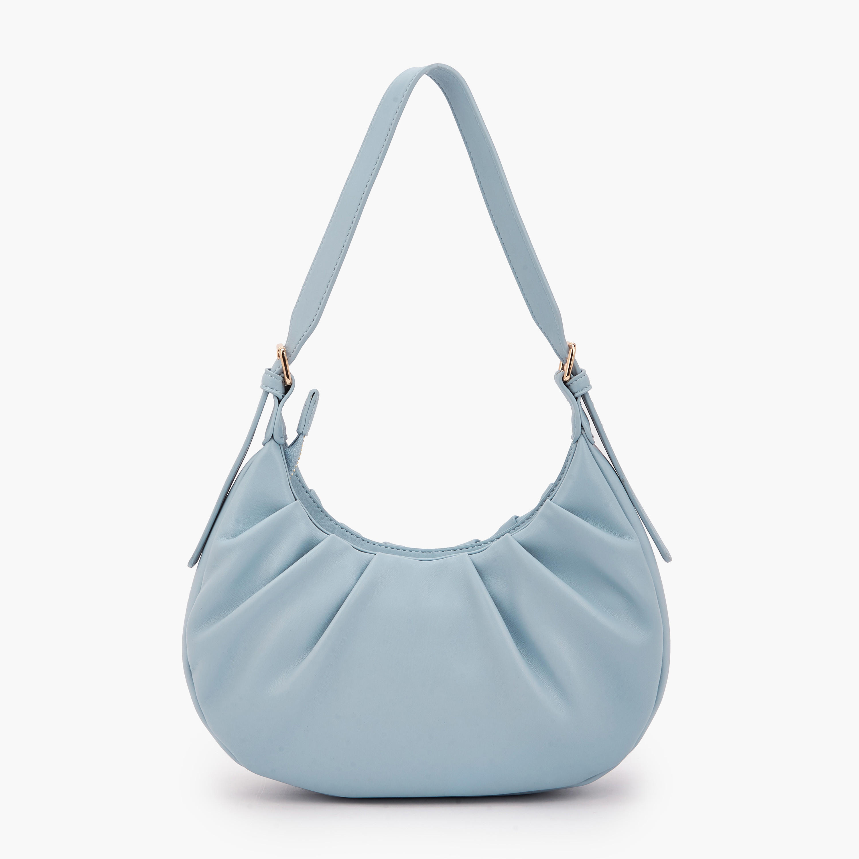 شنطة كتف بكشكش وسحاب إغلاق من فلورا بيلا-women-bagsandwallets-handbags-image-4