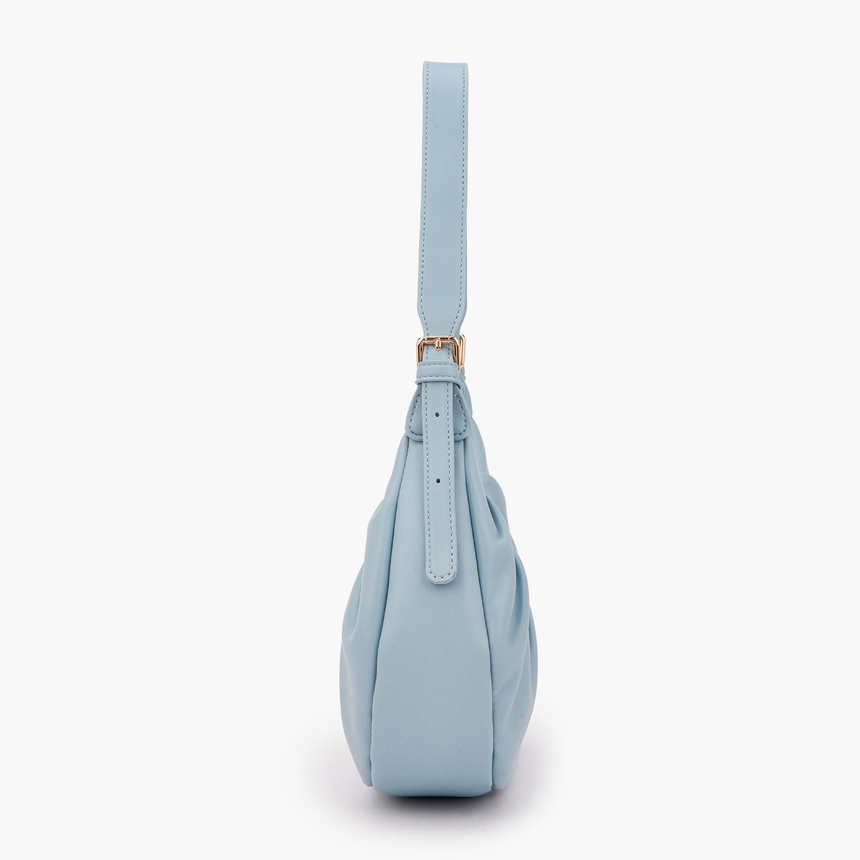 Flora Bella Ruched Shoulder Bag with Zip Closure-women-bagsandwallets-handbags-image-5