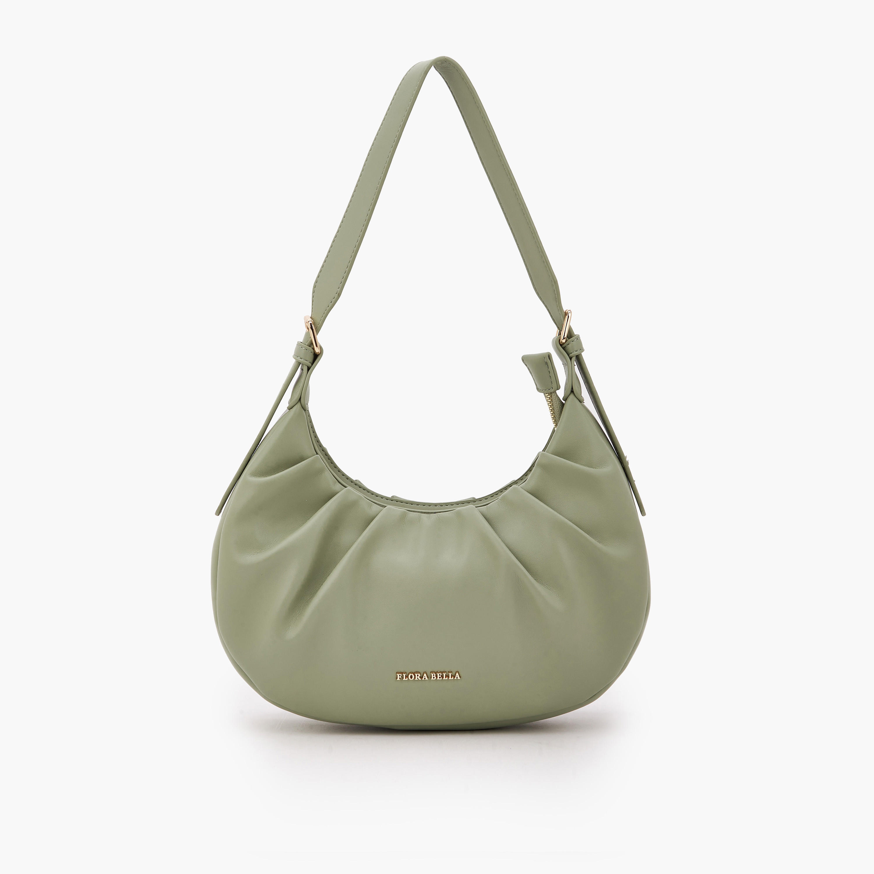 شنطة كتف بكشكش وسحاب إغلاق من فلورا بيلا-women-bagsandwallets-handbags-image-1