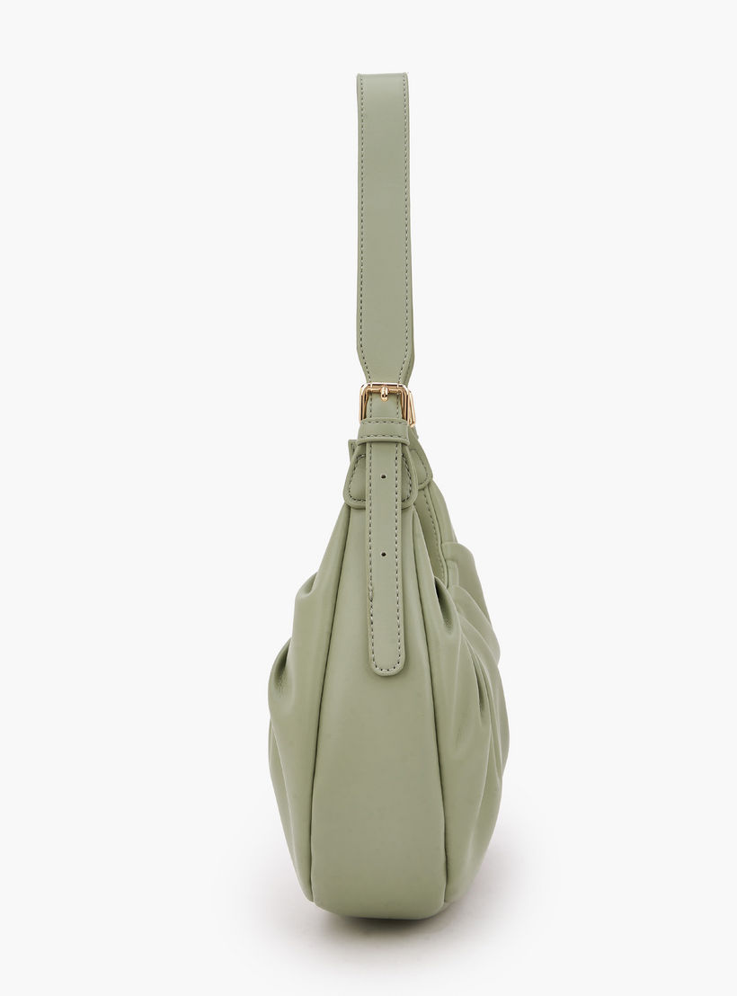 Flora Bella Ruched Shoulder Bag with Zip Closure-women-bagsandwallets-handbags-image-5