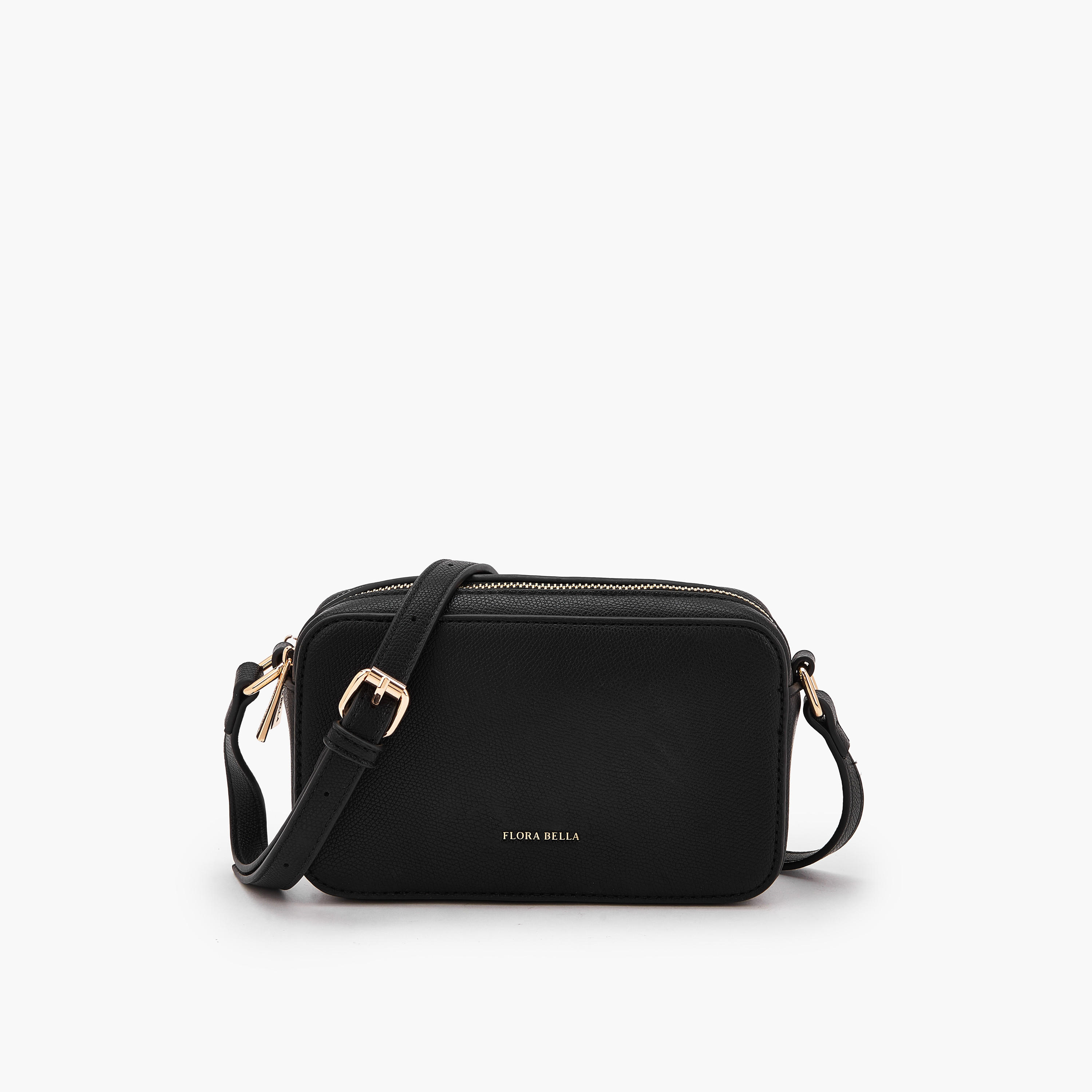 Flora Bella Textured Crossbody Bag with Adjustable Strap-women-bagsandwallets-handbags-image-1