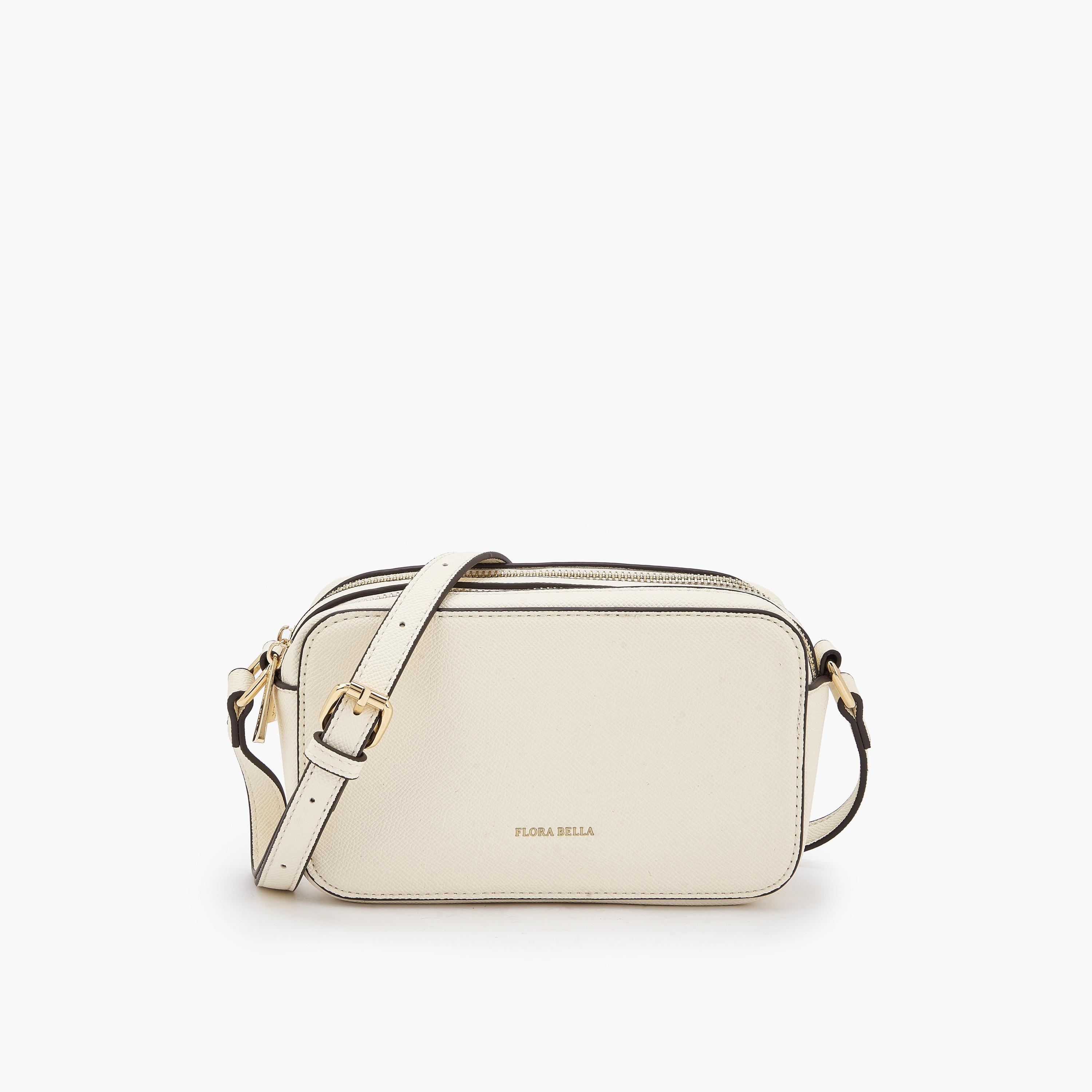 Flora Bella Textured Crossbody Bag with Adjustable Strap-women-bagsandwallets-handbags-image-1