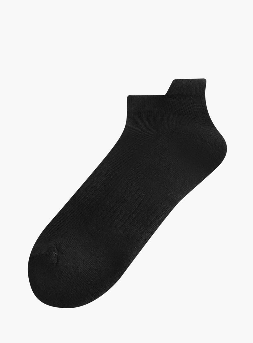 Dash Textured Ankle Length Cushioned Sports Socks - Set of 3-men-socks-image-2