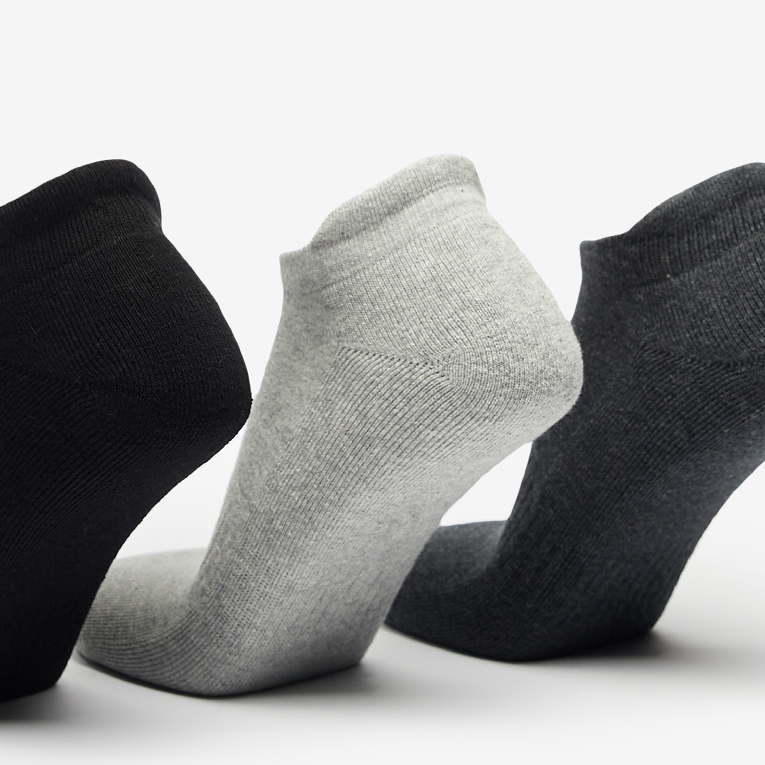 طقم جوارب رياضية موسّدة 3 أزواج بارزة الملمس بطول الكاحل من داش -men-socks-image-2