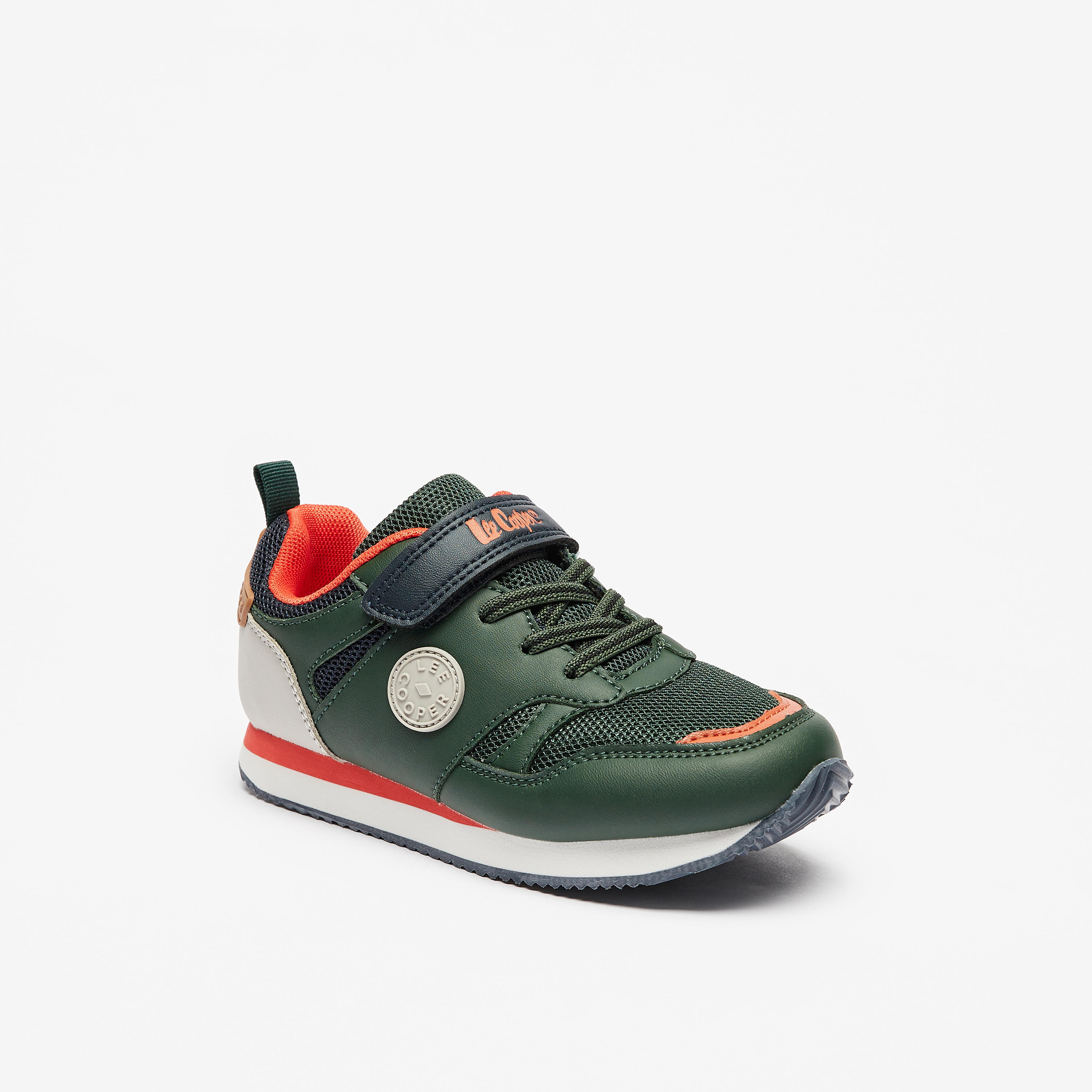 Lee Cooper Boys' Sneakers with Hook and Loop Closure-boys-shoes-sneakers-image-1