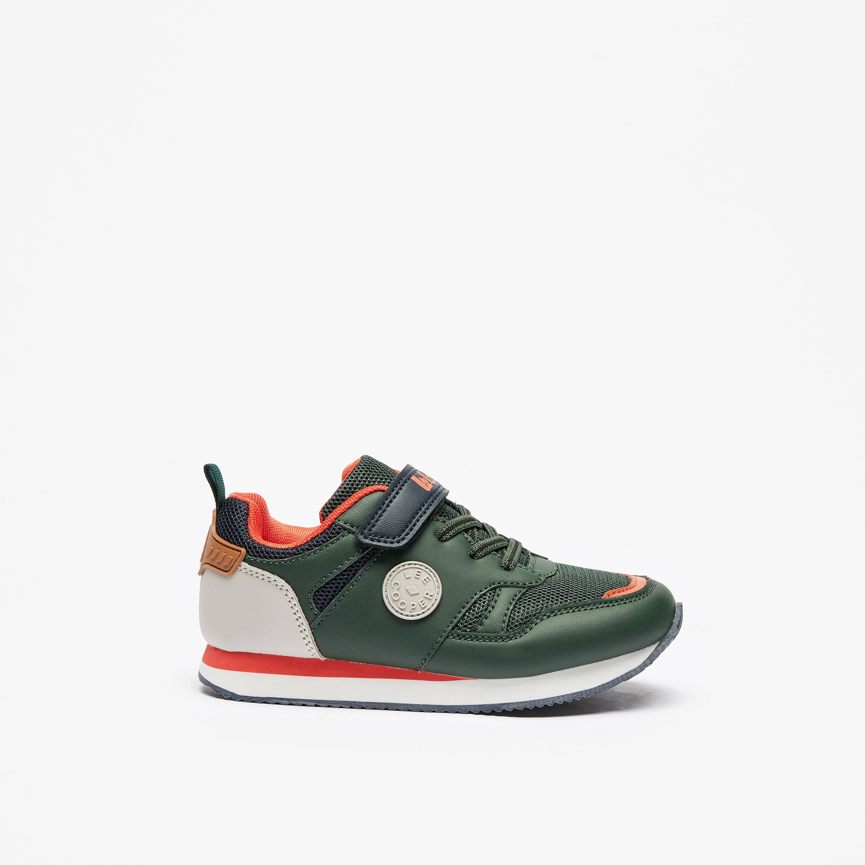 Lee Cooper Boys' Sneakers with Hook and Loop Closure-boys-shoes-sneakers-image-3