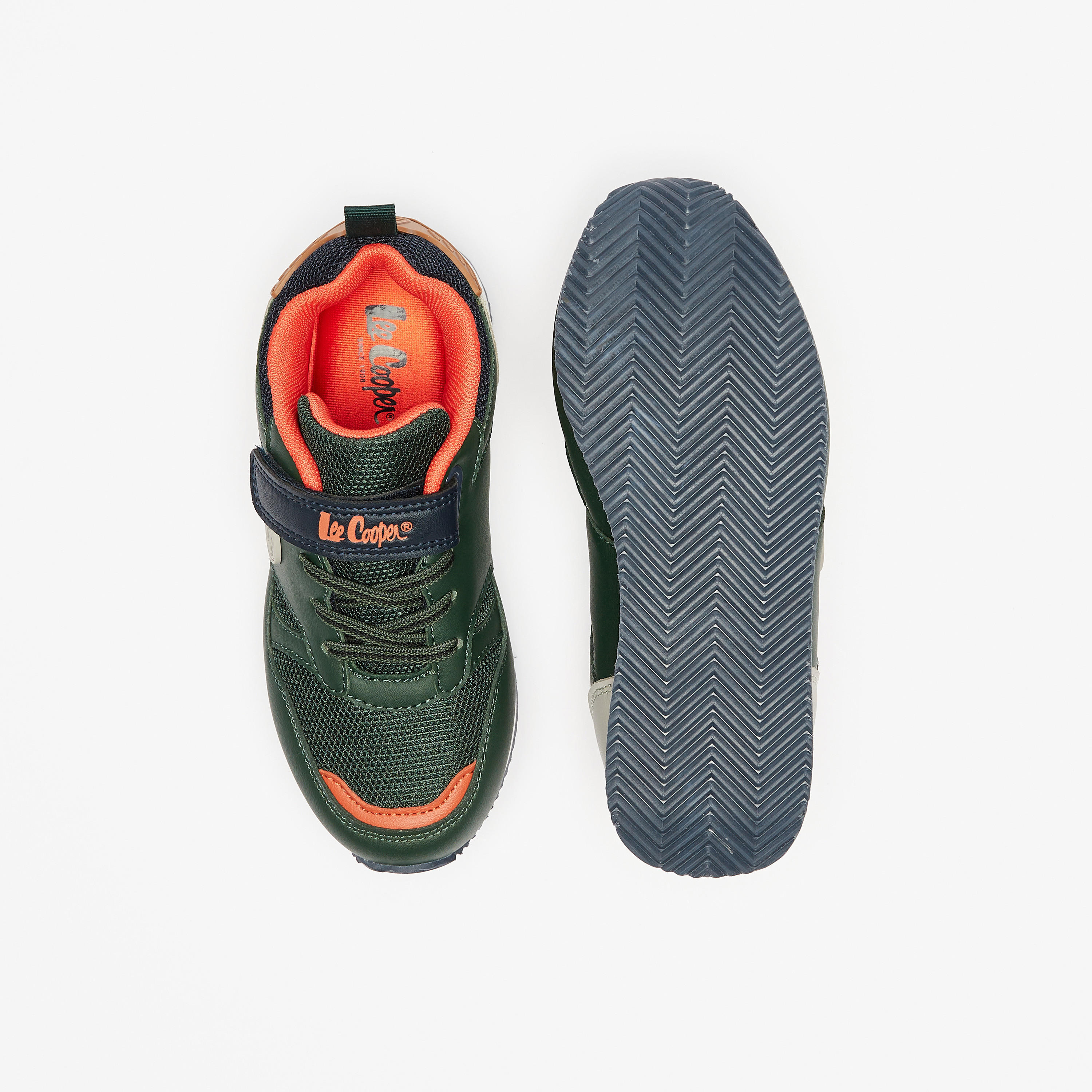 Lee Cooper Boys' Sneakers with Hook and Loop Closure-boys-shoes-sneakers-image-4