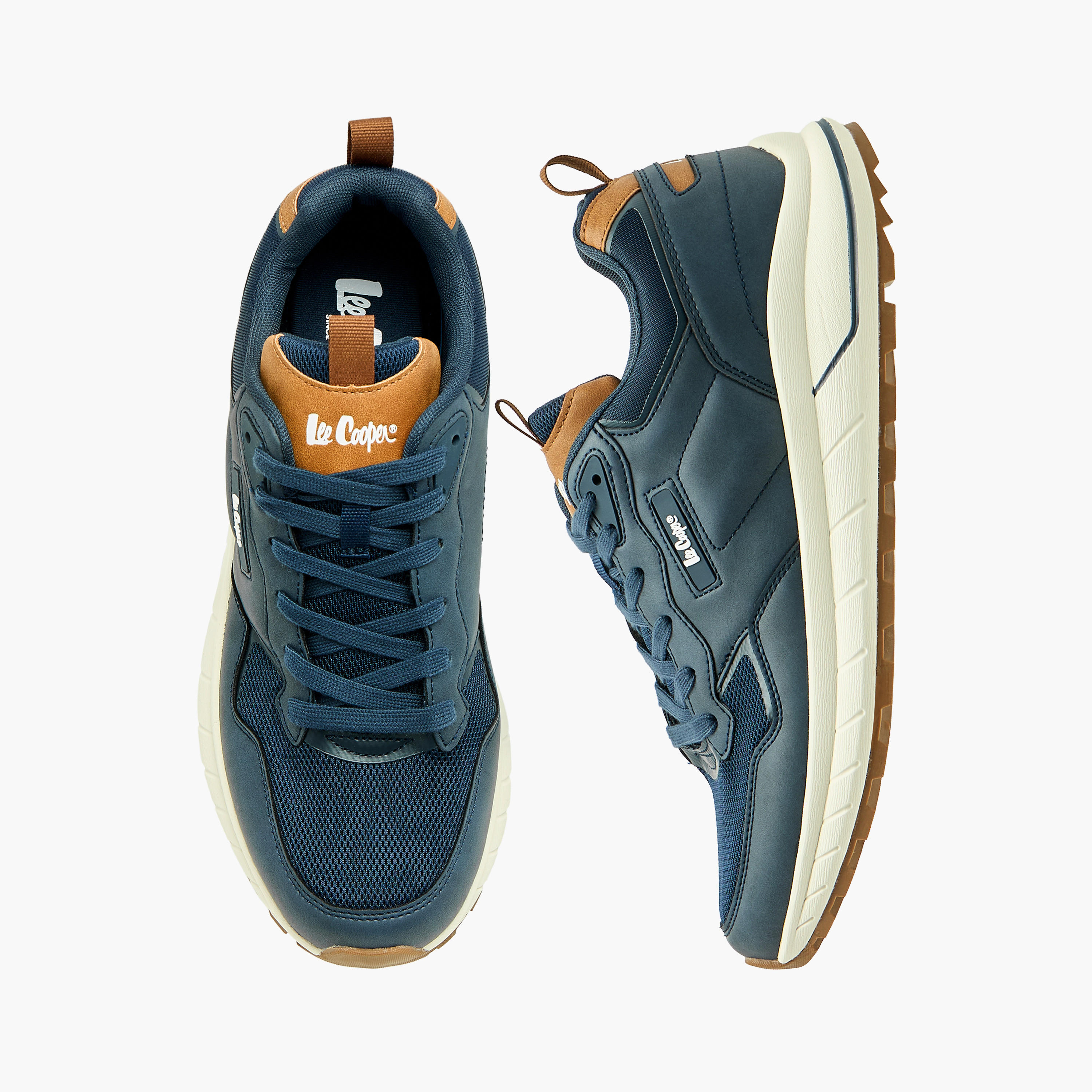 حذاء سنيكرز متعدد التصاميم بكاحل منخفض ورباط إغلاق ولسان سحب للرجال من لي كوبر-men-shoes-sneakers-image-6