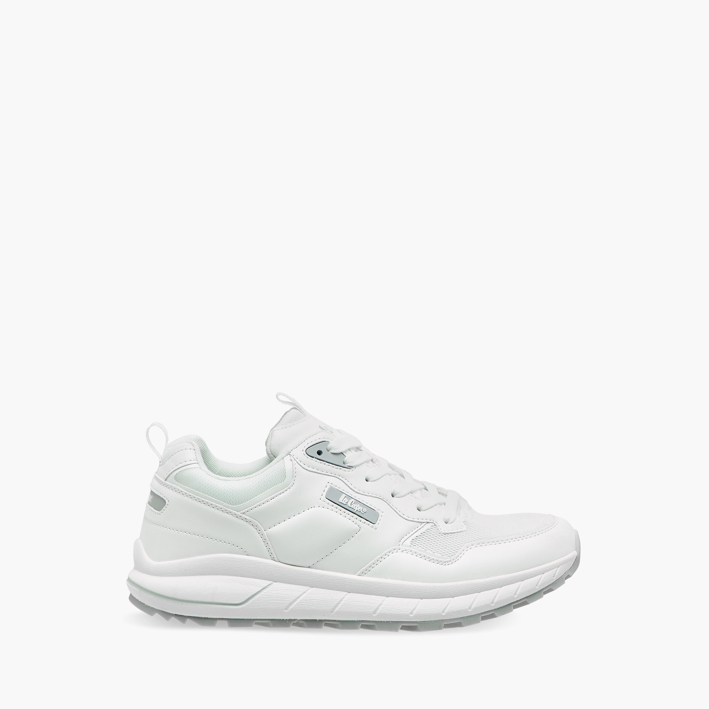 Lee Cooper Men's Panelled Lace-Up Low Ankle Sneakers with Pull Tabs-men-shoes-sneakers-image-3