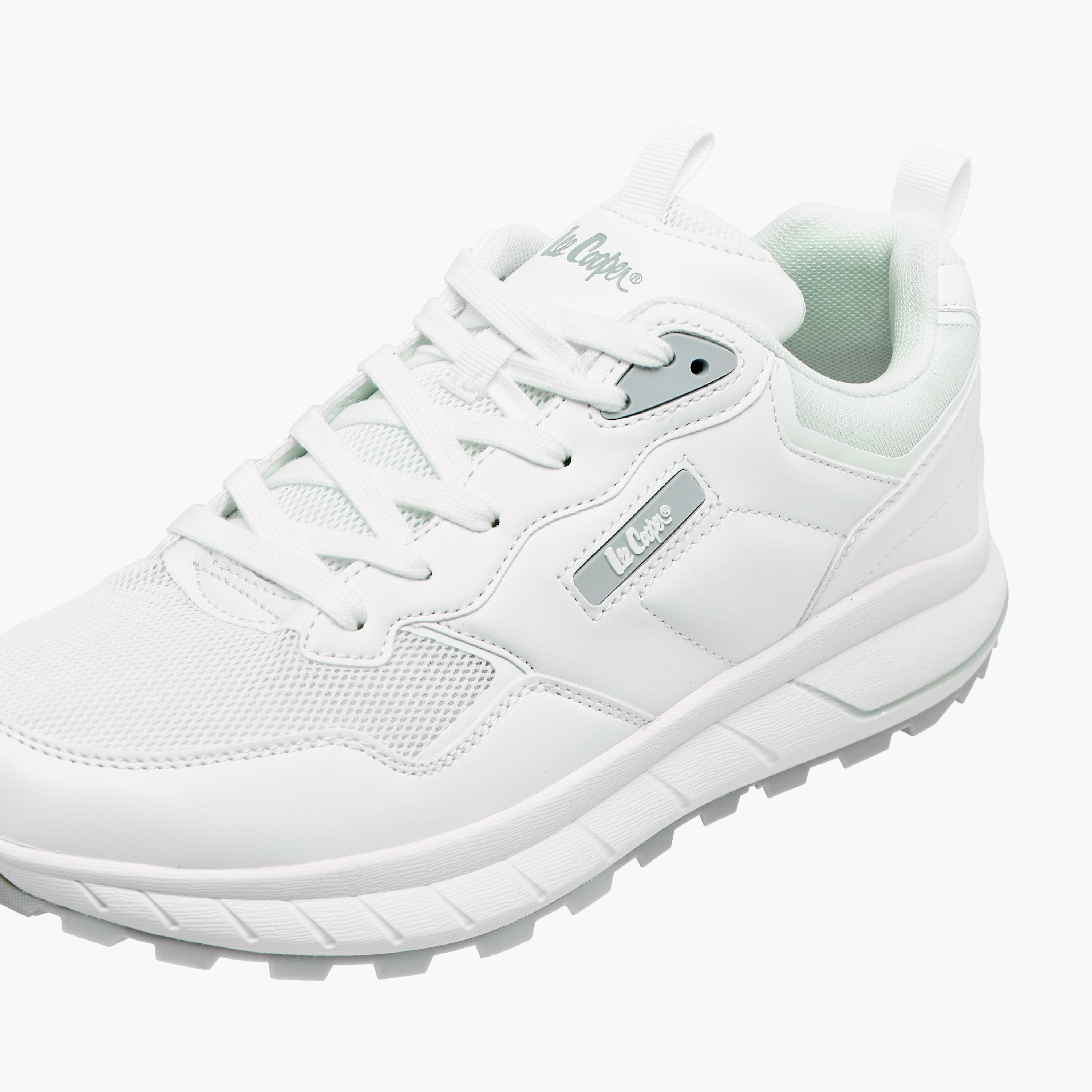 Lee Cooper Men's Panelled Lace-Up Low Ankle Sneakers with Pull Tabs-men-shoes-sneakers-image-4