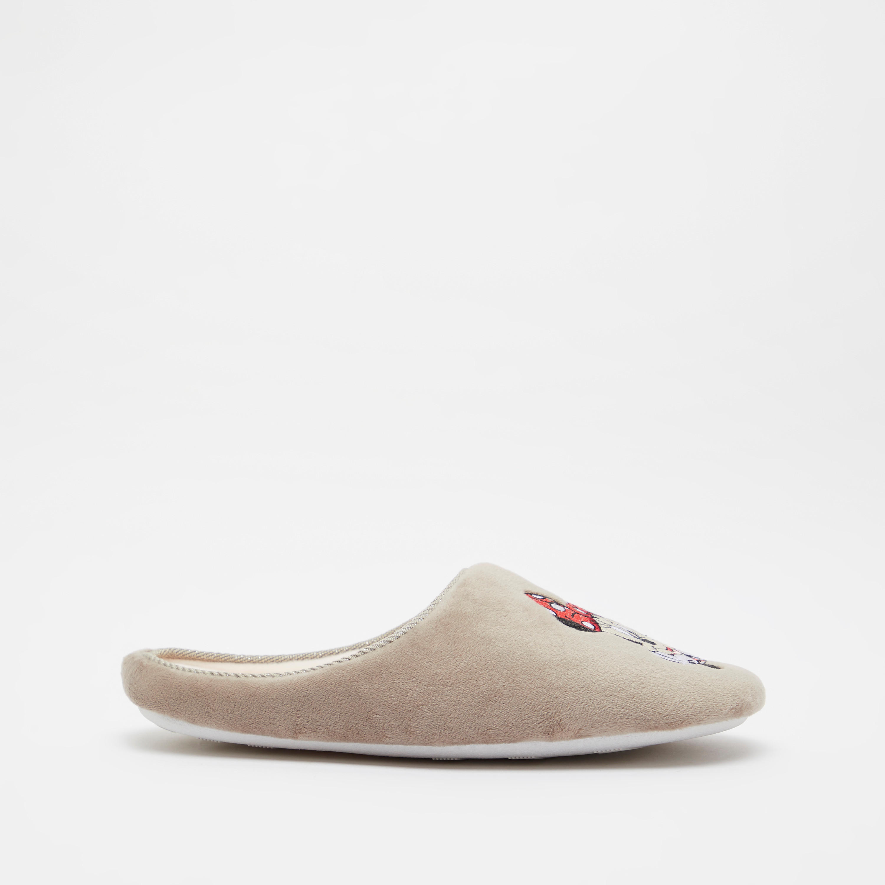 Disney Minnie Mouse Embroidered Slip-On Bedroom Slippers-women-shoes-bedroomslippers-image-4