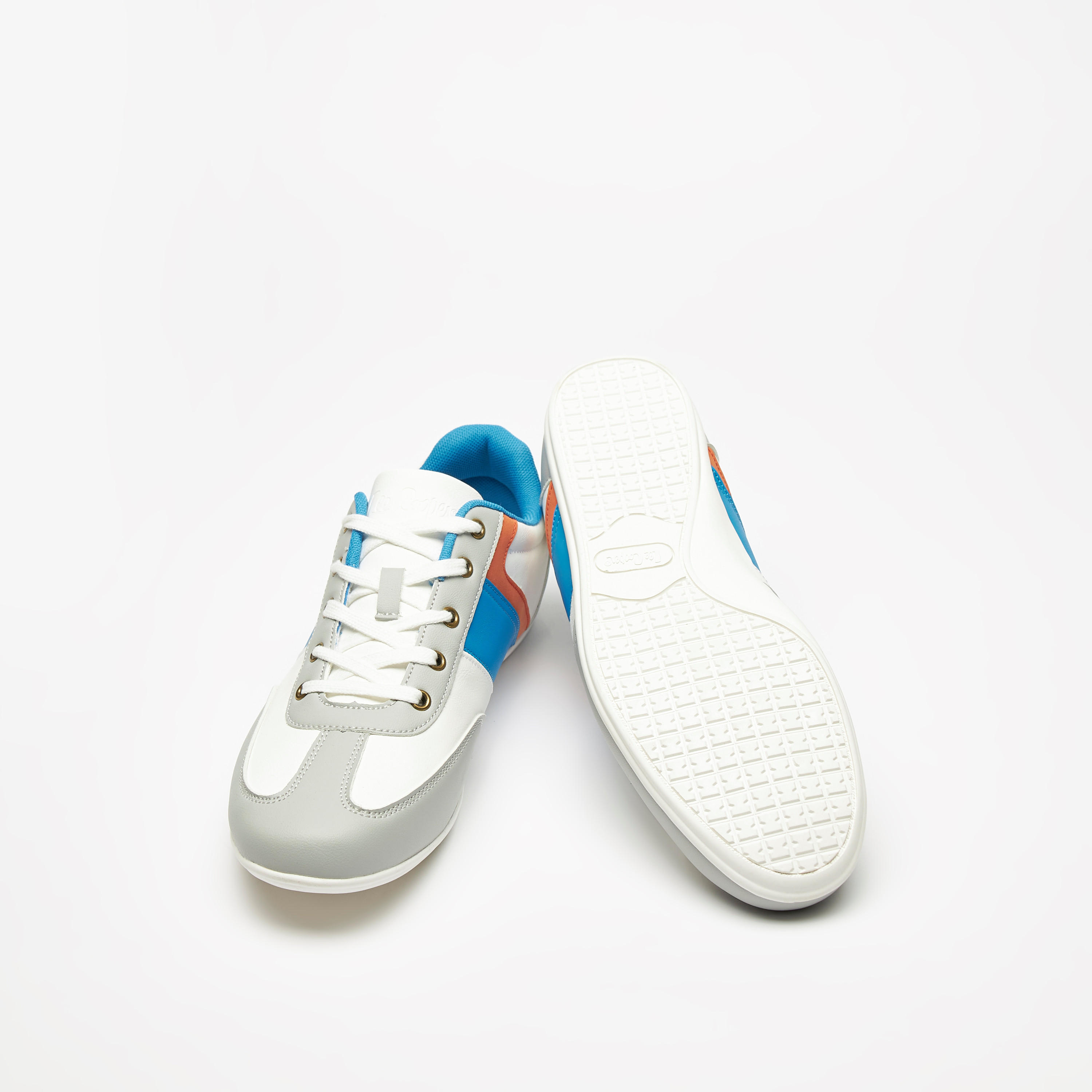 Lee Cooper Men's Solid Sneakers with Lace-Up Closure-men-shoes-sneakers-image-2