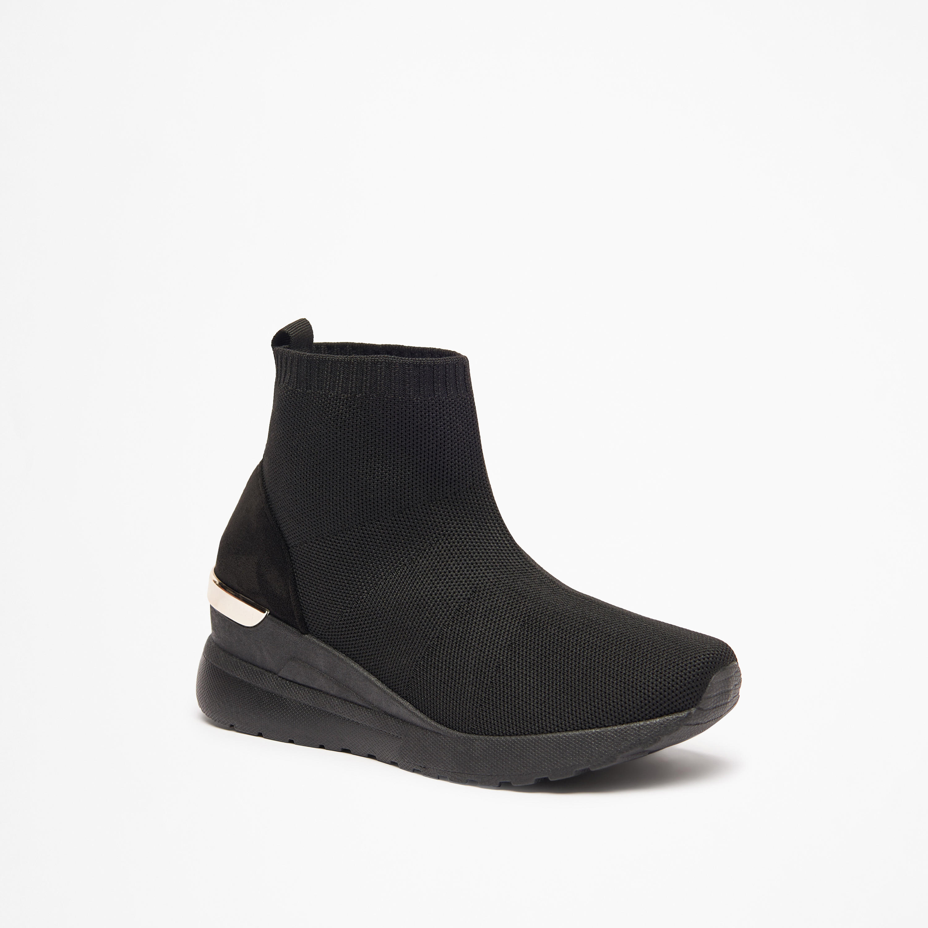 Flora Bella Textured Slip-On Ankle Boots with Pull Tabs-women-shoes-boots-image-1