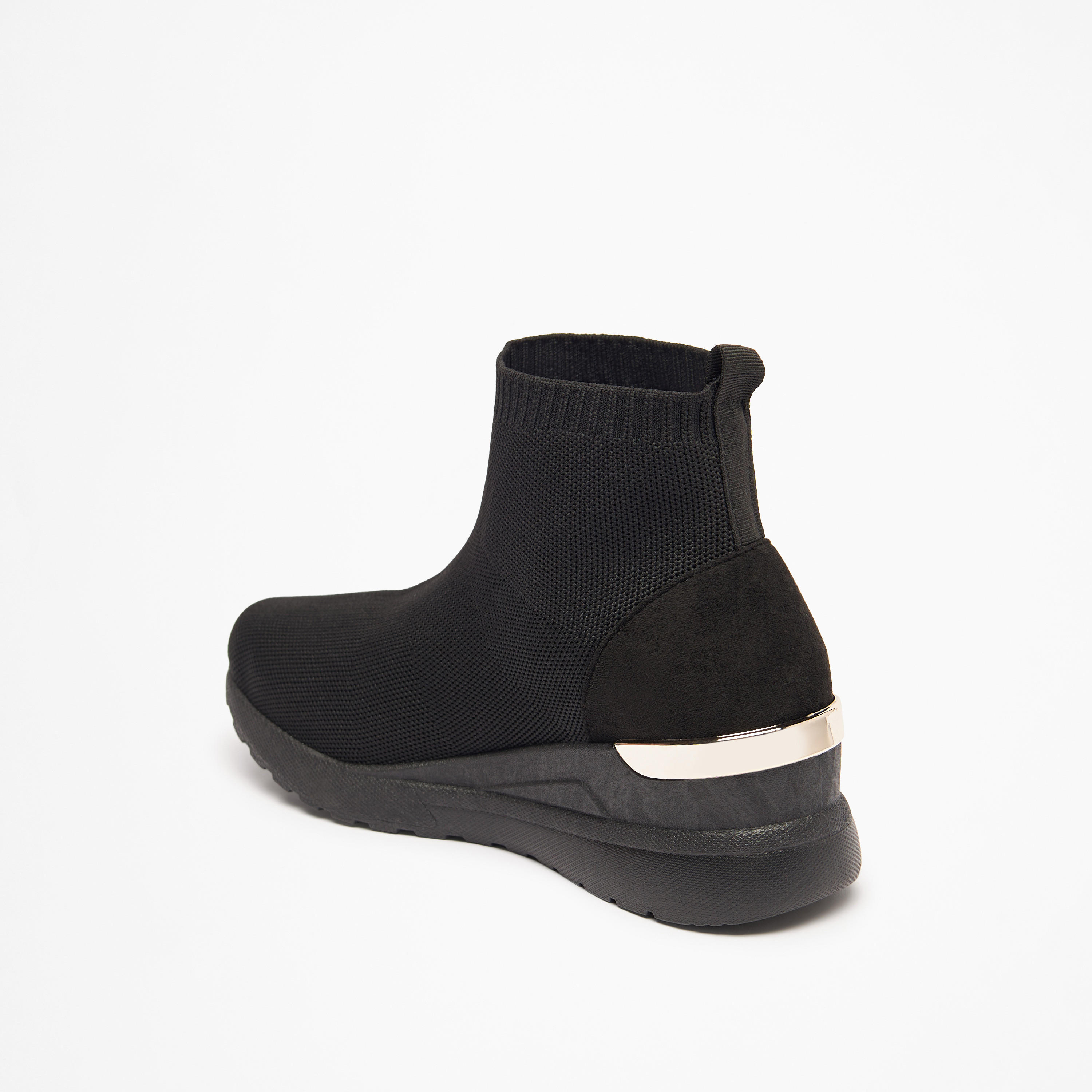 Flora Bella Textured Slip-On Ankle Boots with Pull Tabs-women-shoes-boots-image-2