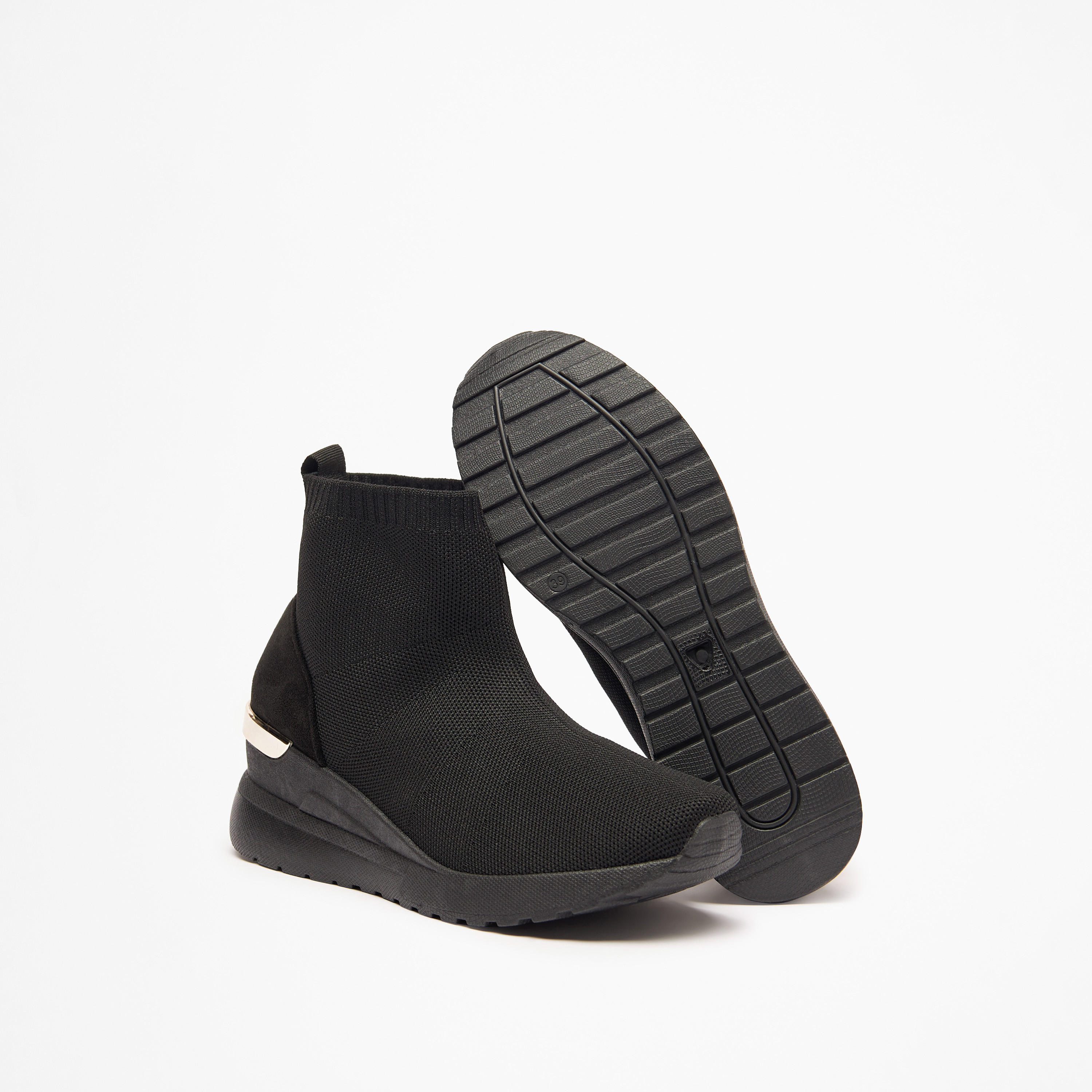 Flora Bella Textured Slip-On Ankle Boots with Pull Tabs-women-shoes-boots-image-4