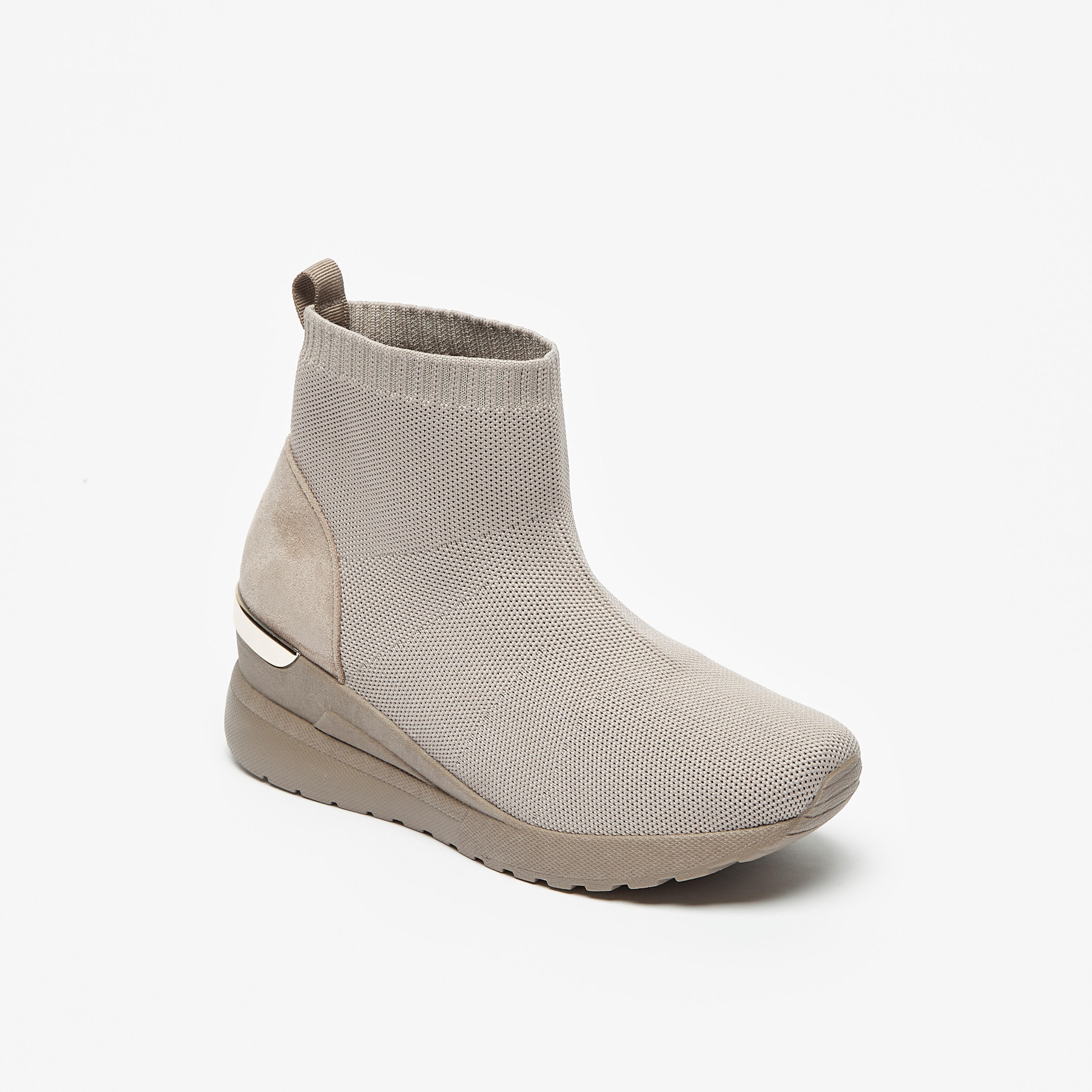 Flora Bella Textured Slip-On Ankle Boots with Pull Tabs-women-shoes-boots-image-6